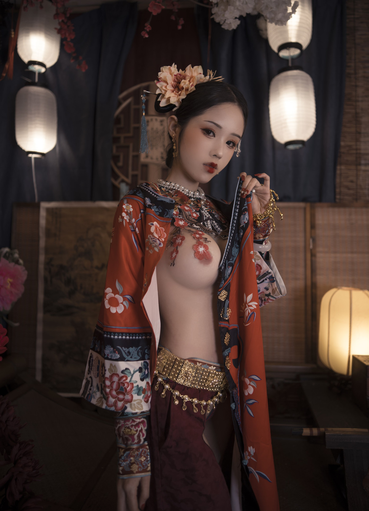 Cosplay 钛合金大粑粑 满清服饰