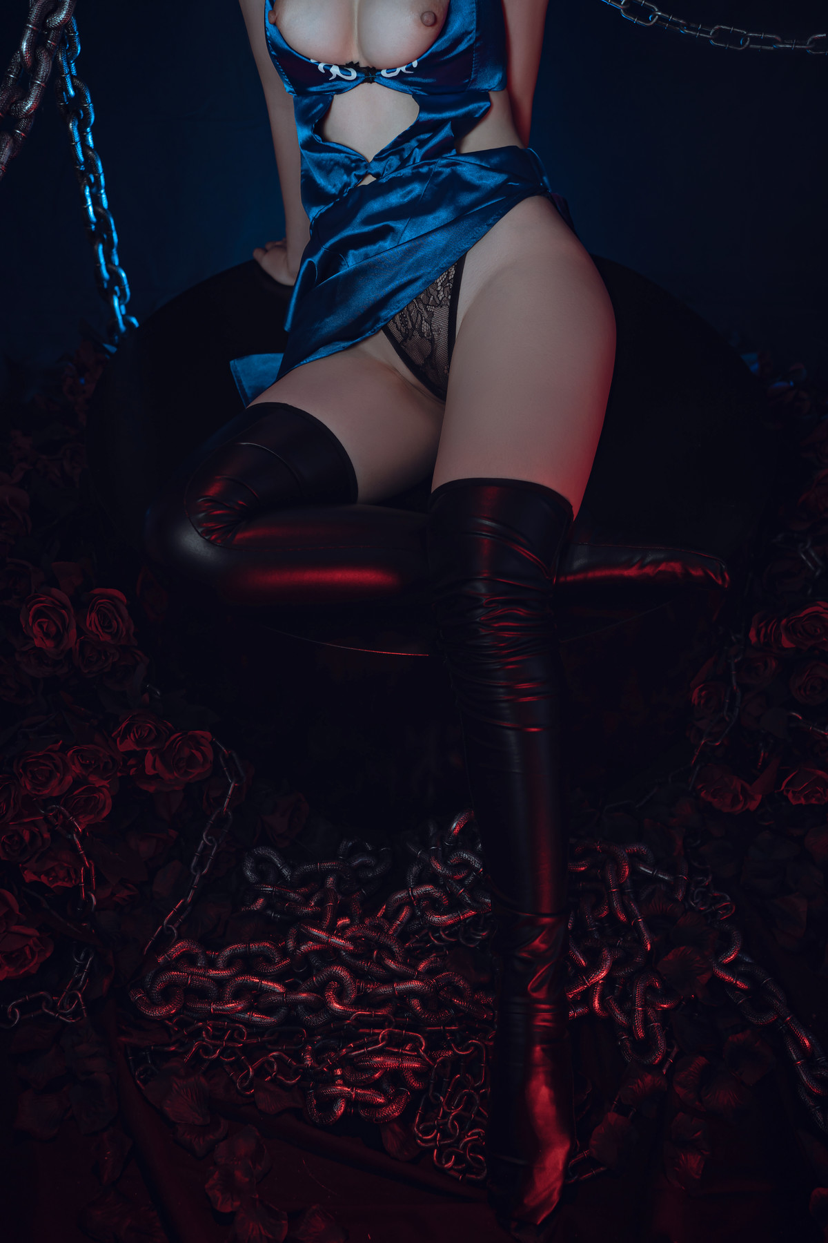 爆机少女喵小吉 Cosplay 黑呆 Saber Alter