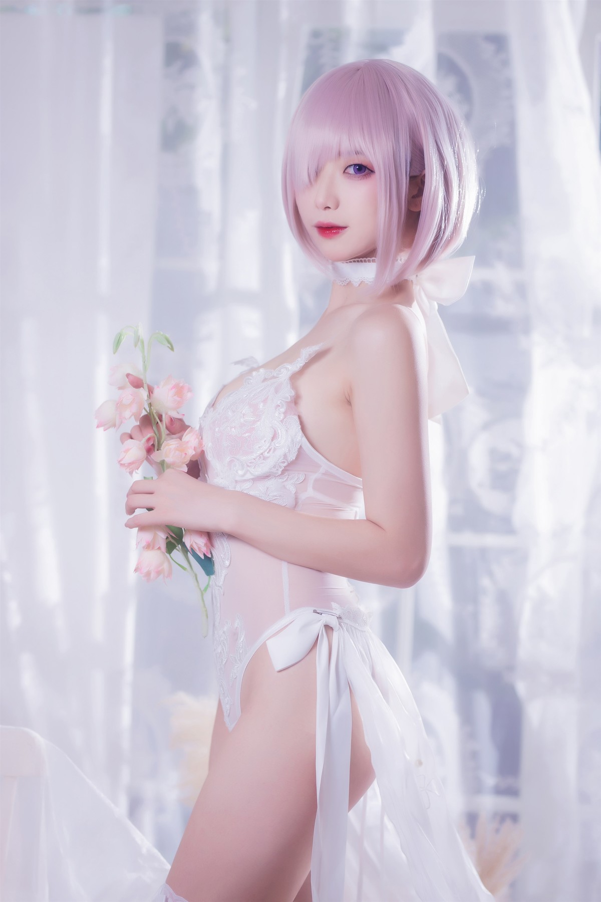 Cosplay 封疆疆 婚纱玛修 Wedding Dress