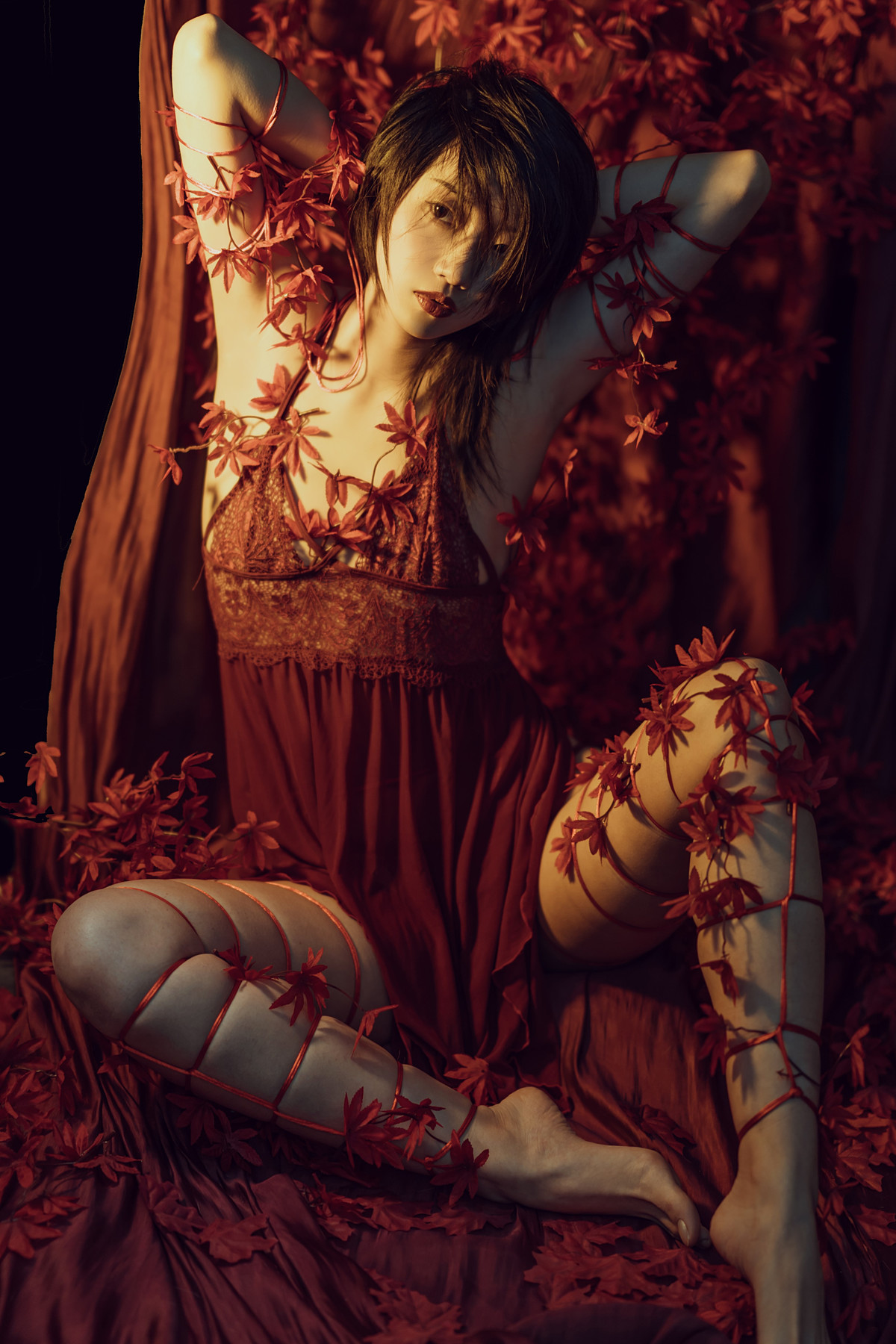 云溪溪 Cosplay 花与绳 Flower and Rope