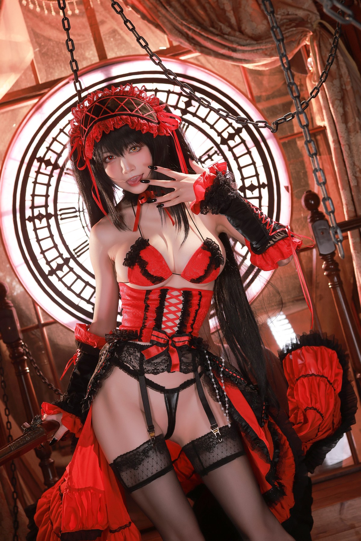 水淼aqua Cosplay 时崎狂三