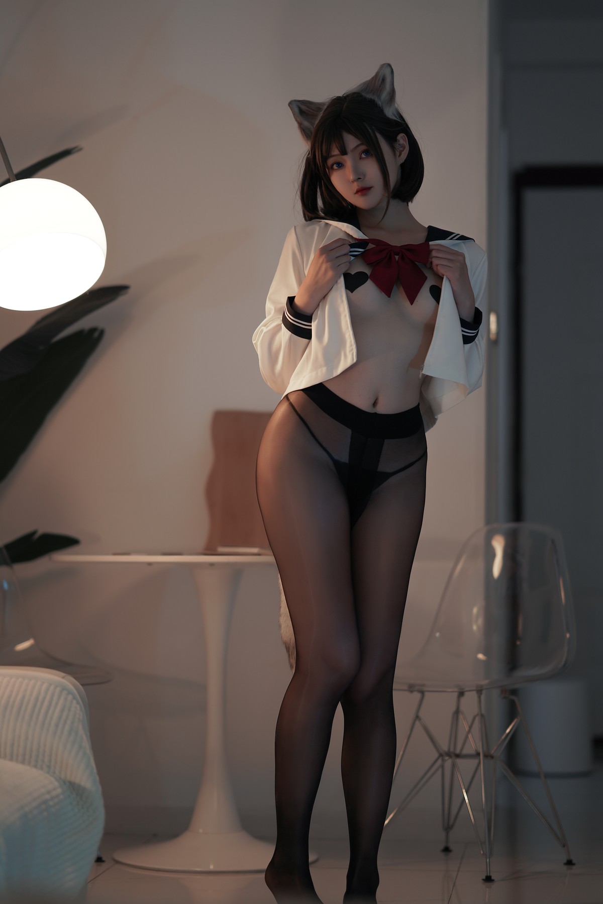 Cosplay Natsuko夏夏子 大尾巴猫