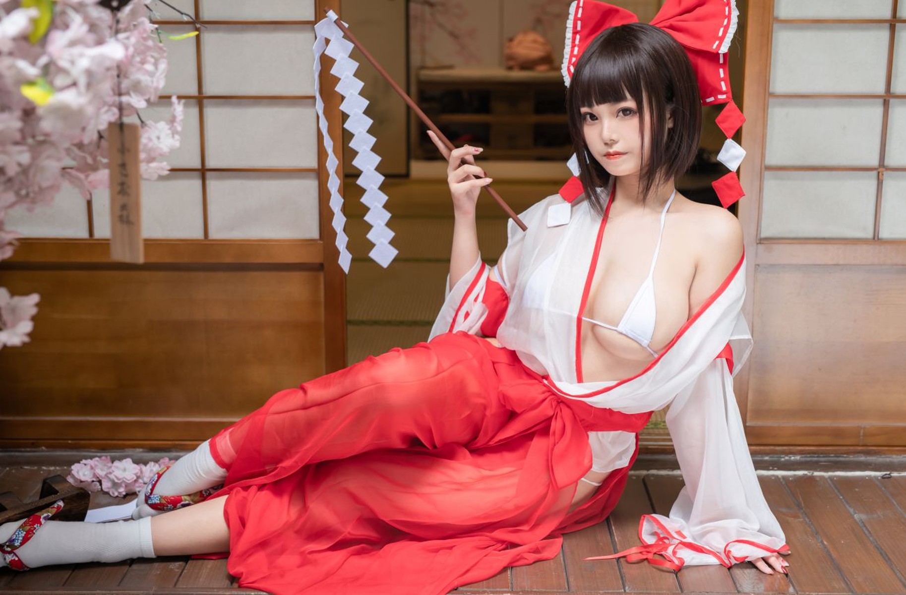 蜜汁貓裘 Cosplay 巫女 Miko Sister