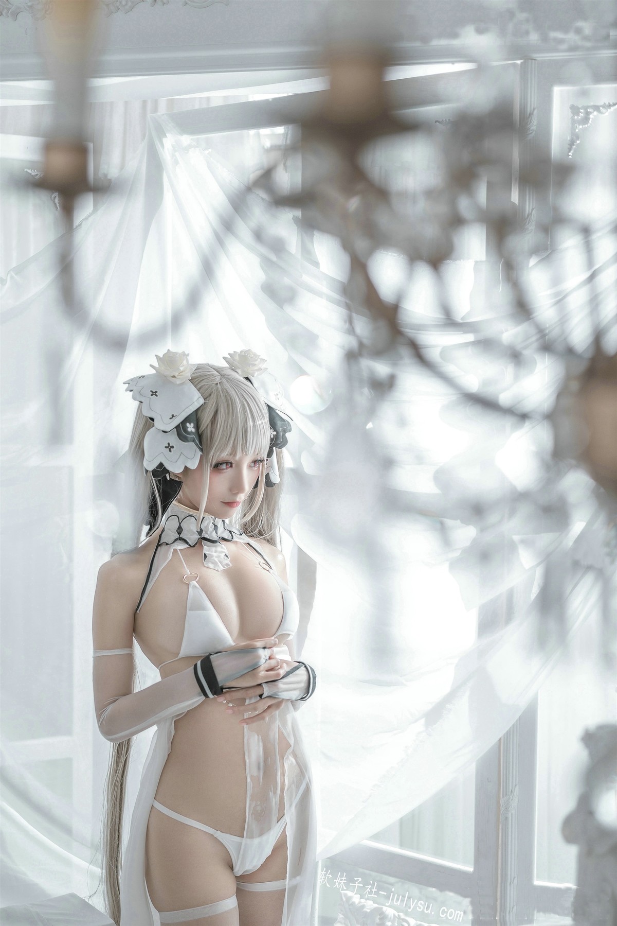 蠢沫沫 Cosplay 可畏婚纱