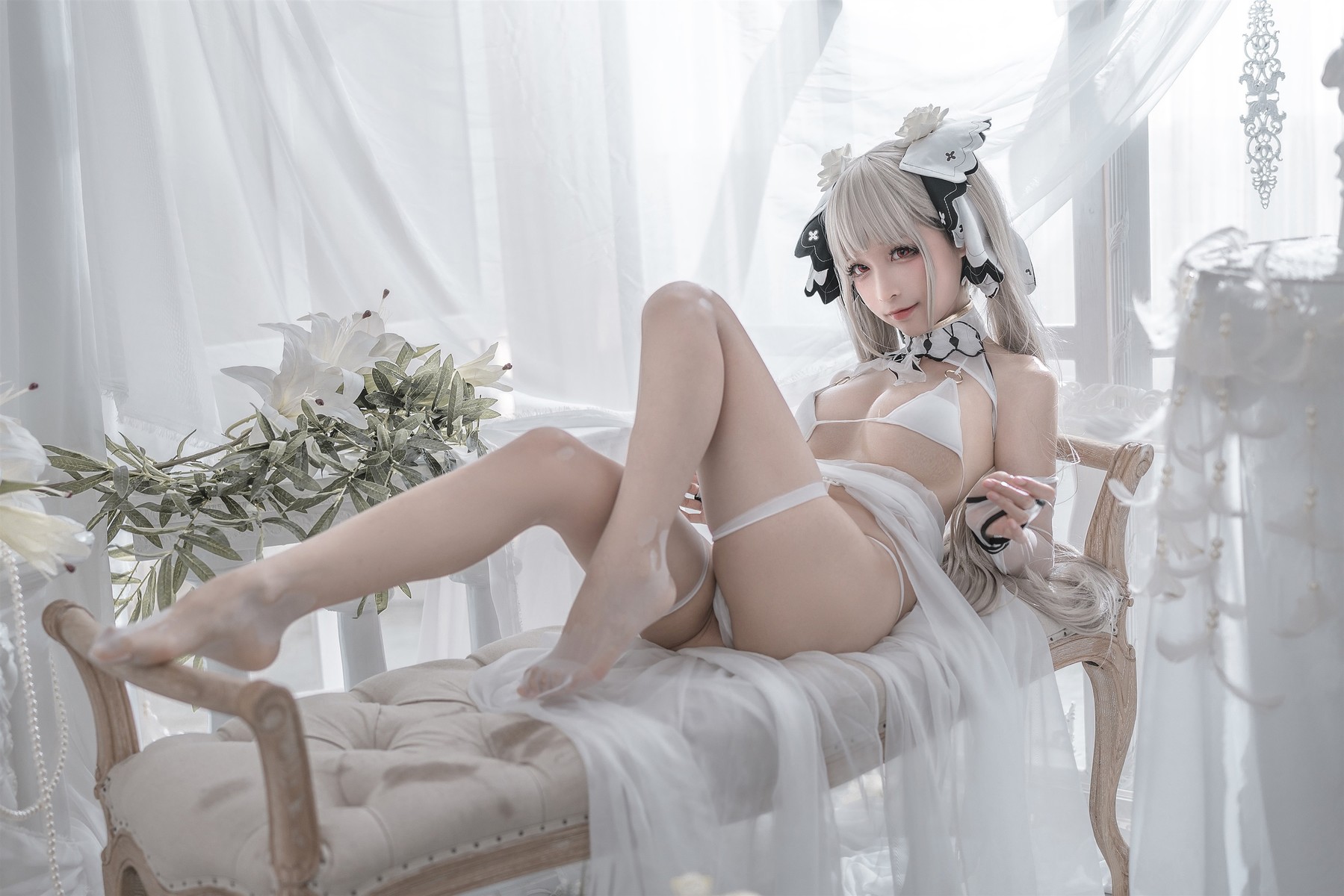 蠢沫沫 Cosplay 可畏婚纱
