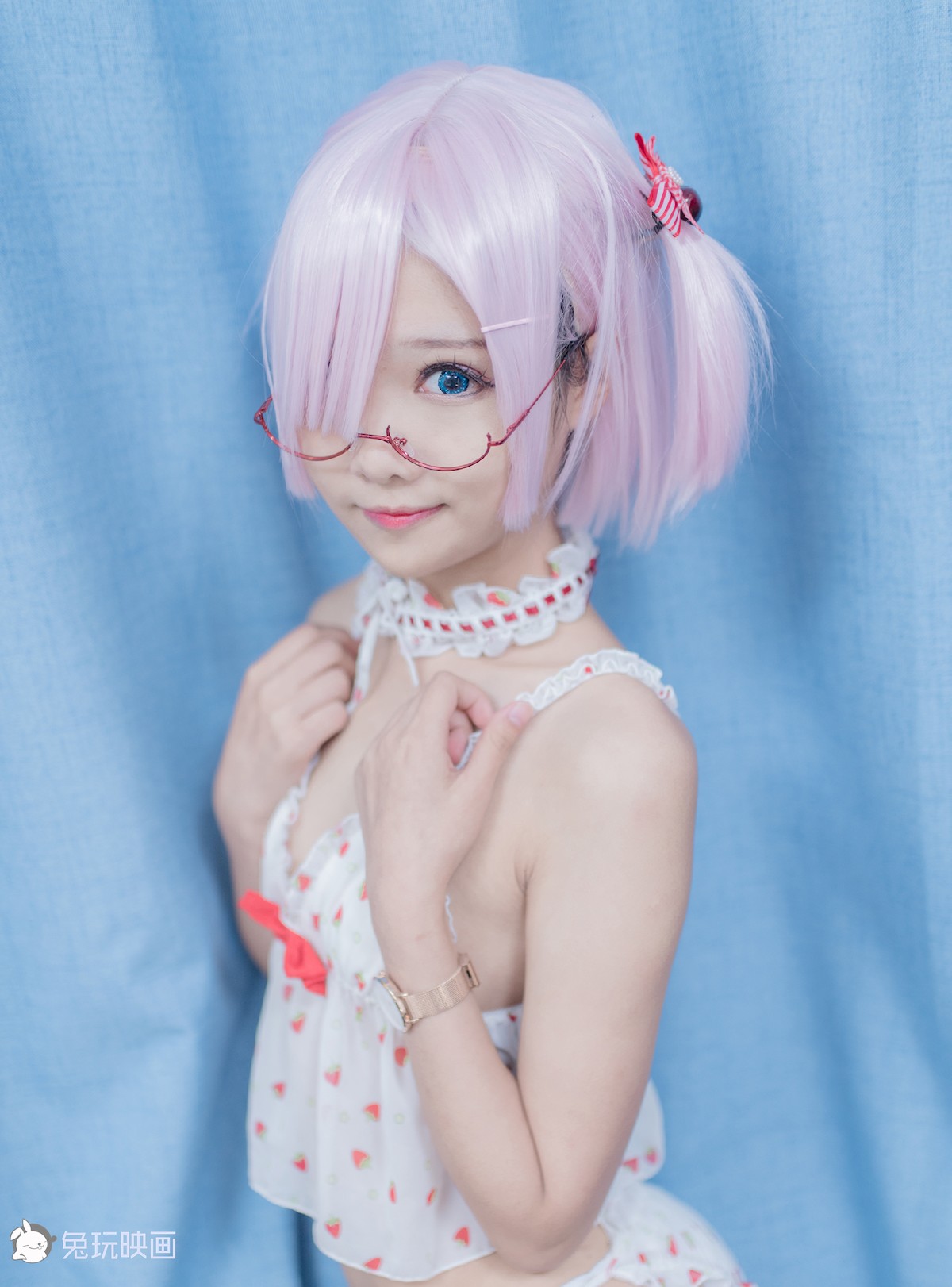 Cosplay 兔玩映画 草莓裙