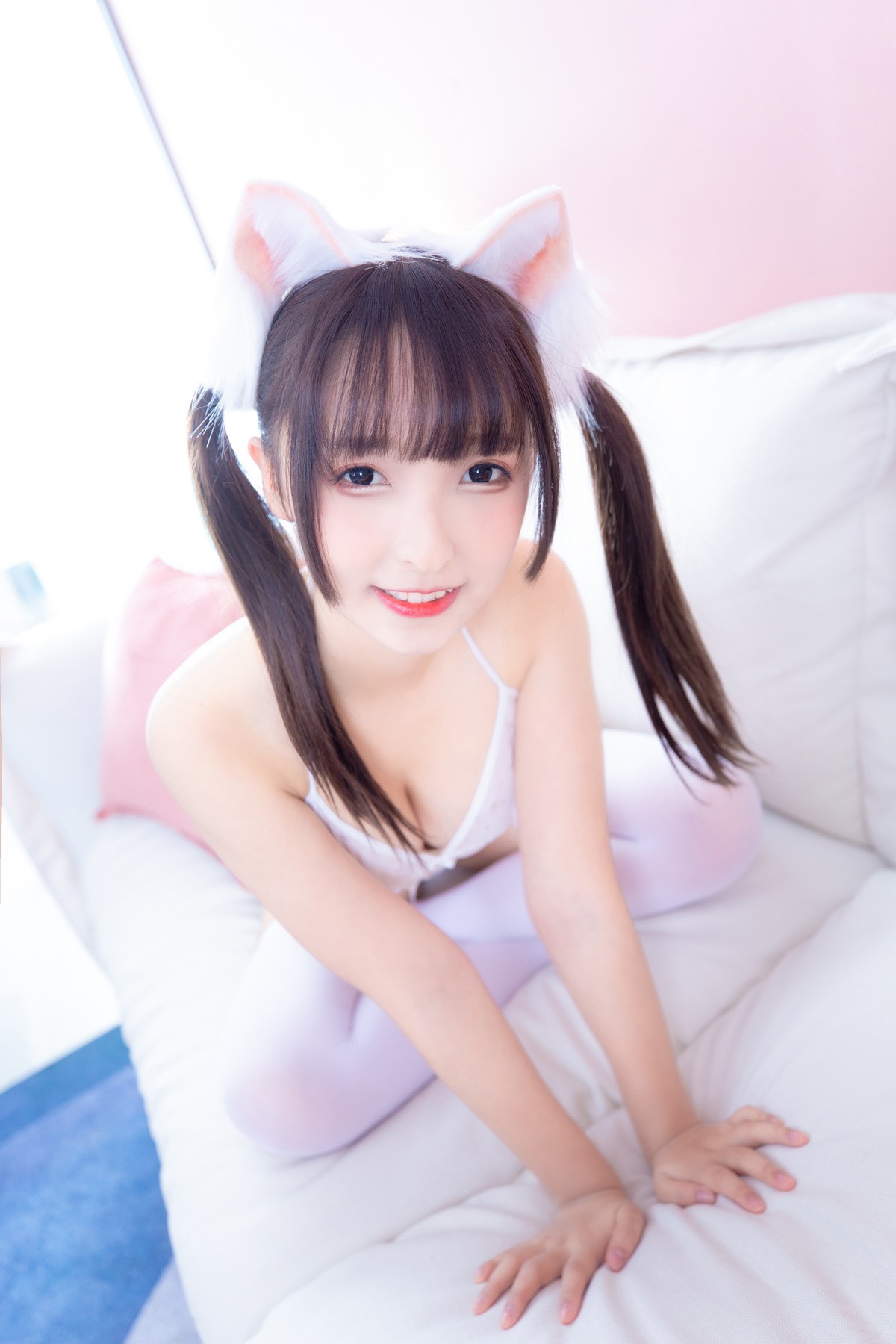 神楽坂真冬 Cosplay ねこタイム white Ver.