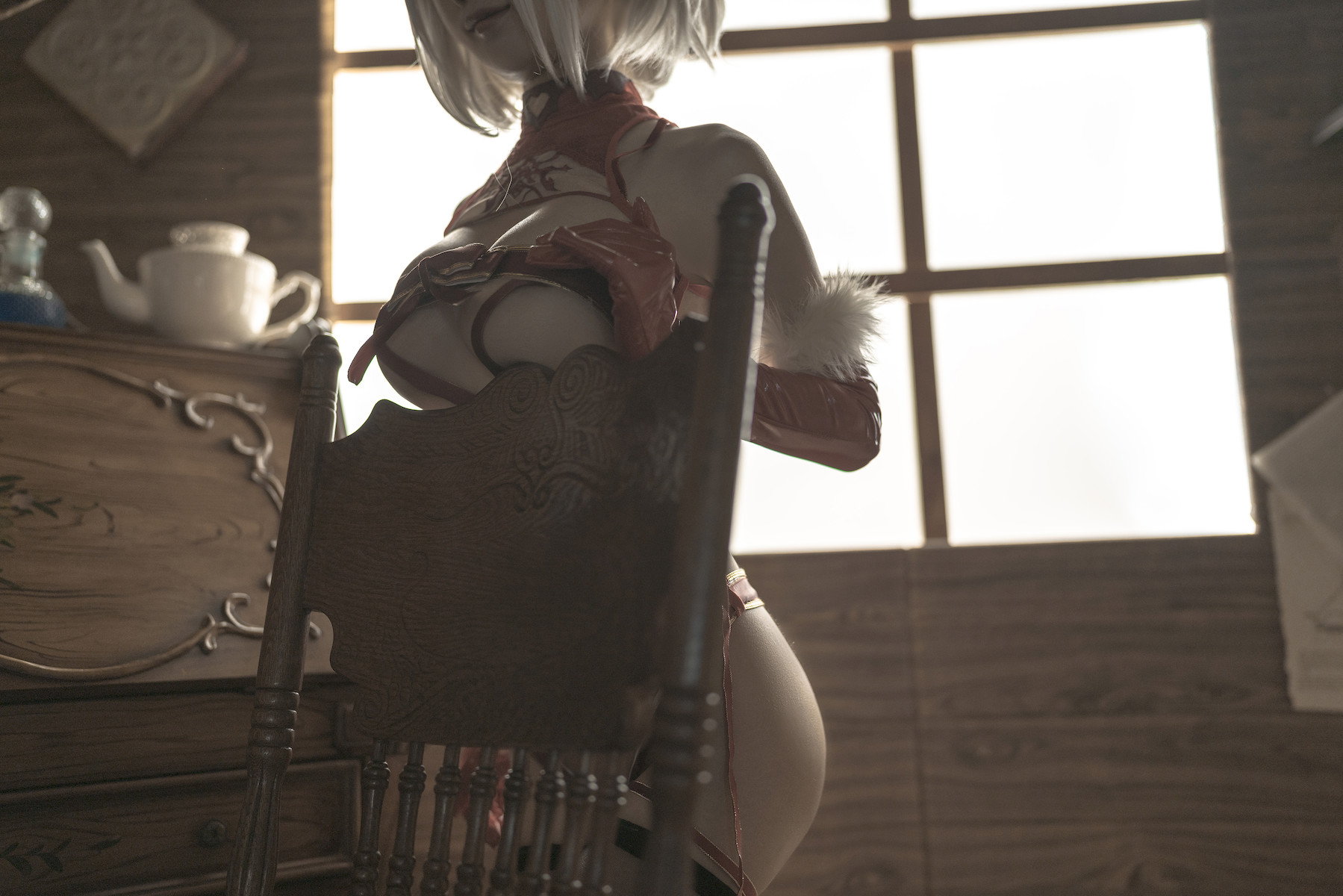 蠢沫沫 Cosplay 2B 圣诞 Christmas