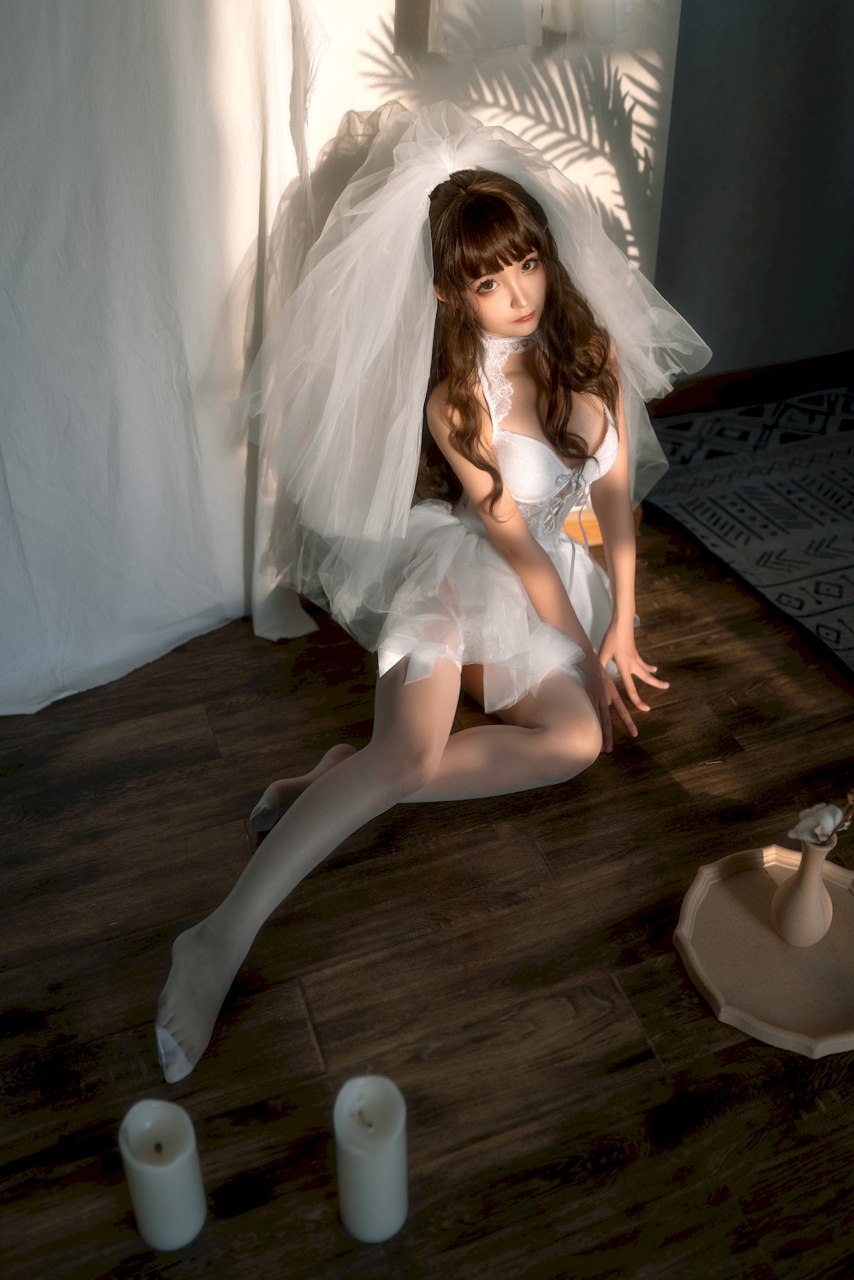 Cosplay 蠢沫沫 Chunmomo 婚纱
