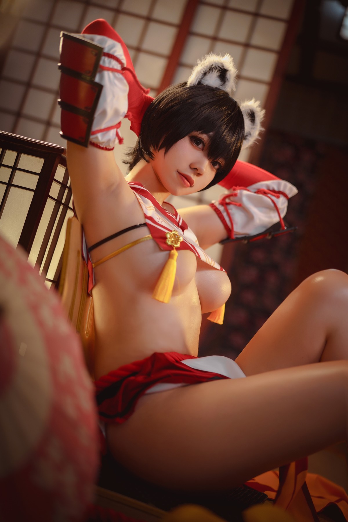 Ganlory 啊日日 Cosplay 春日ツバキ Kasuga Tsubaki