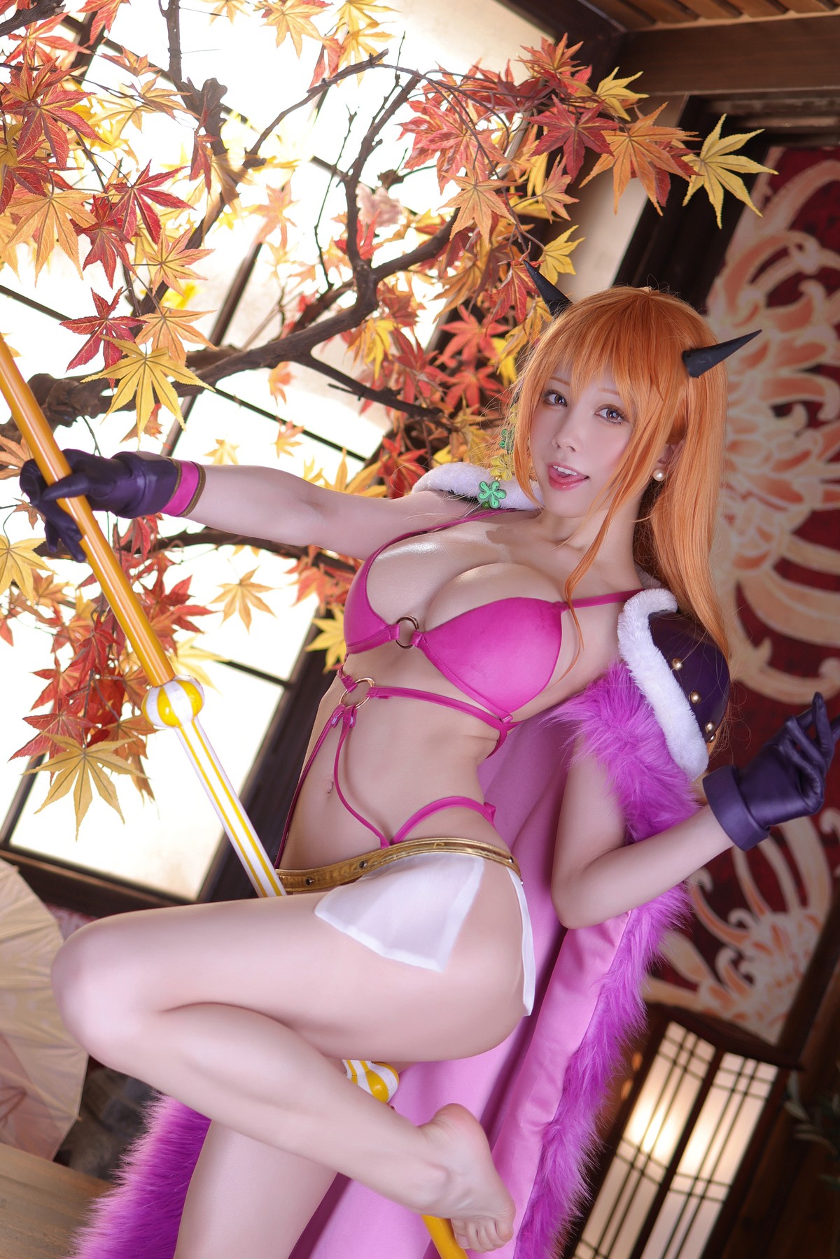 水淼aqua Cosplay 海贼王 娜美