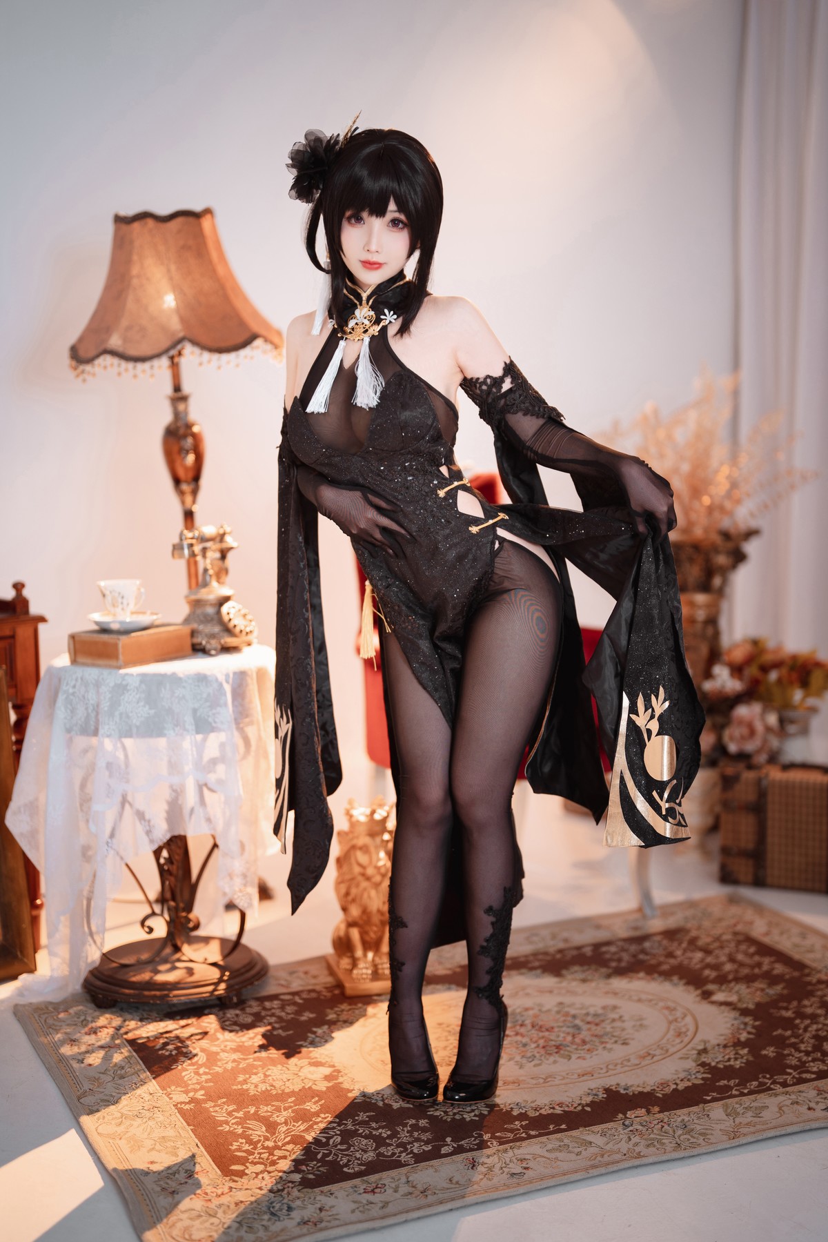 Rioko凉凉子 Cosplay 黑白镇海双人