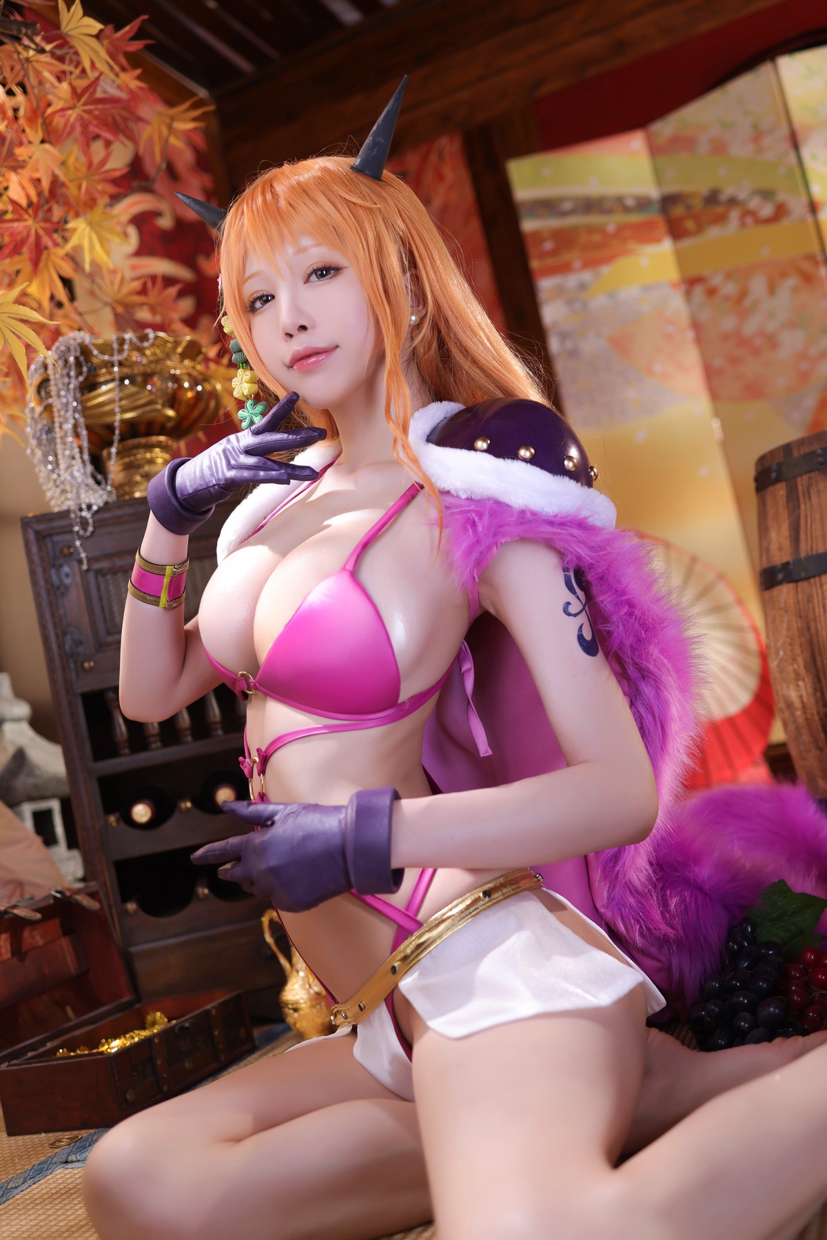 水淼aqua Cosplay 海贼王 娜美