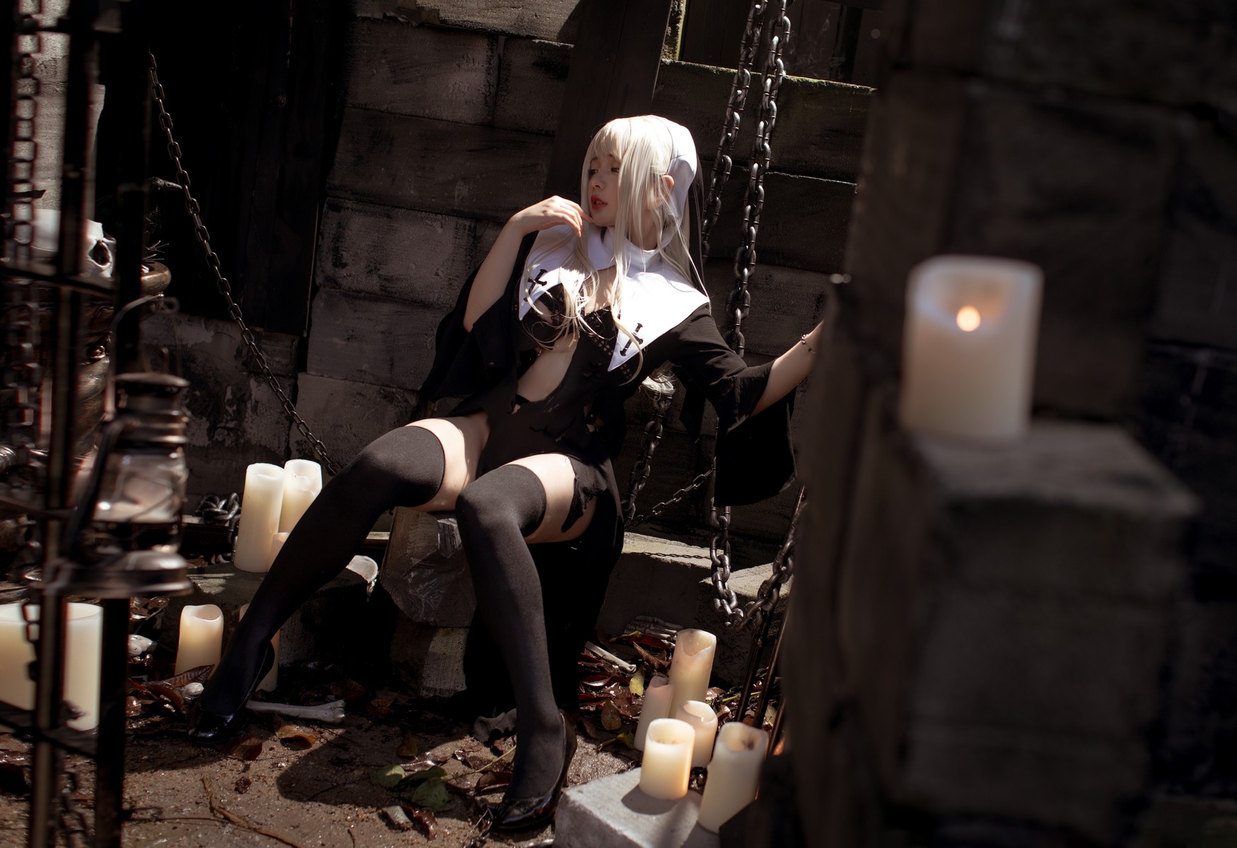 NinJA阿寨寨 Cosplay 赎罪修女