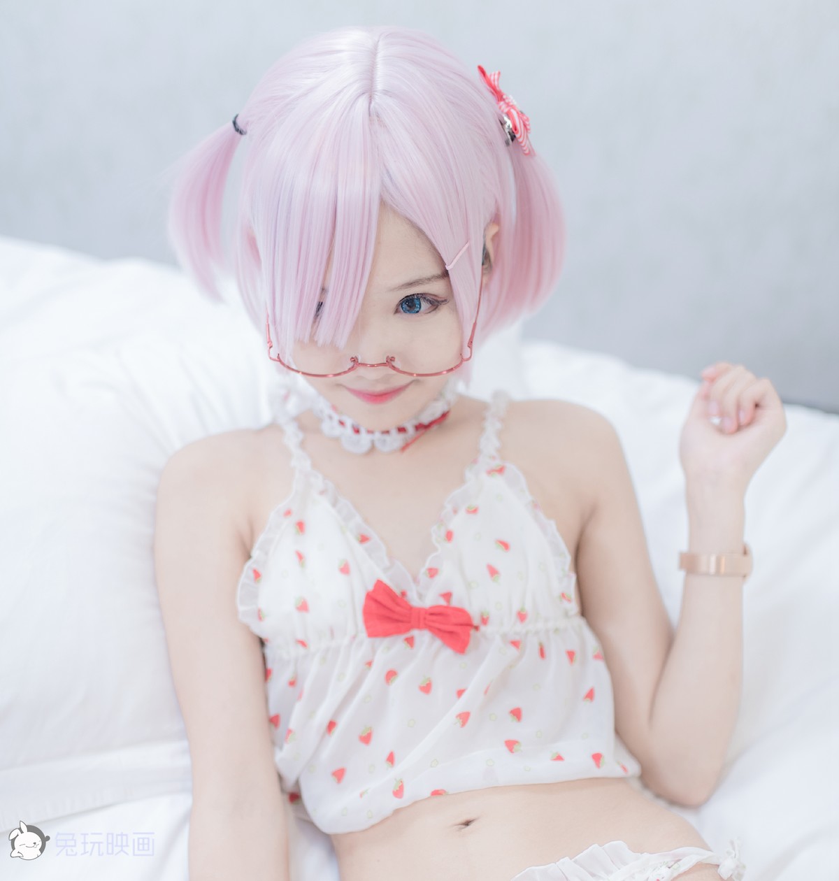Cosplay 兔玩映画 草莓裙