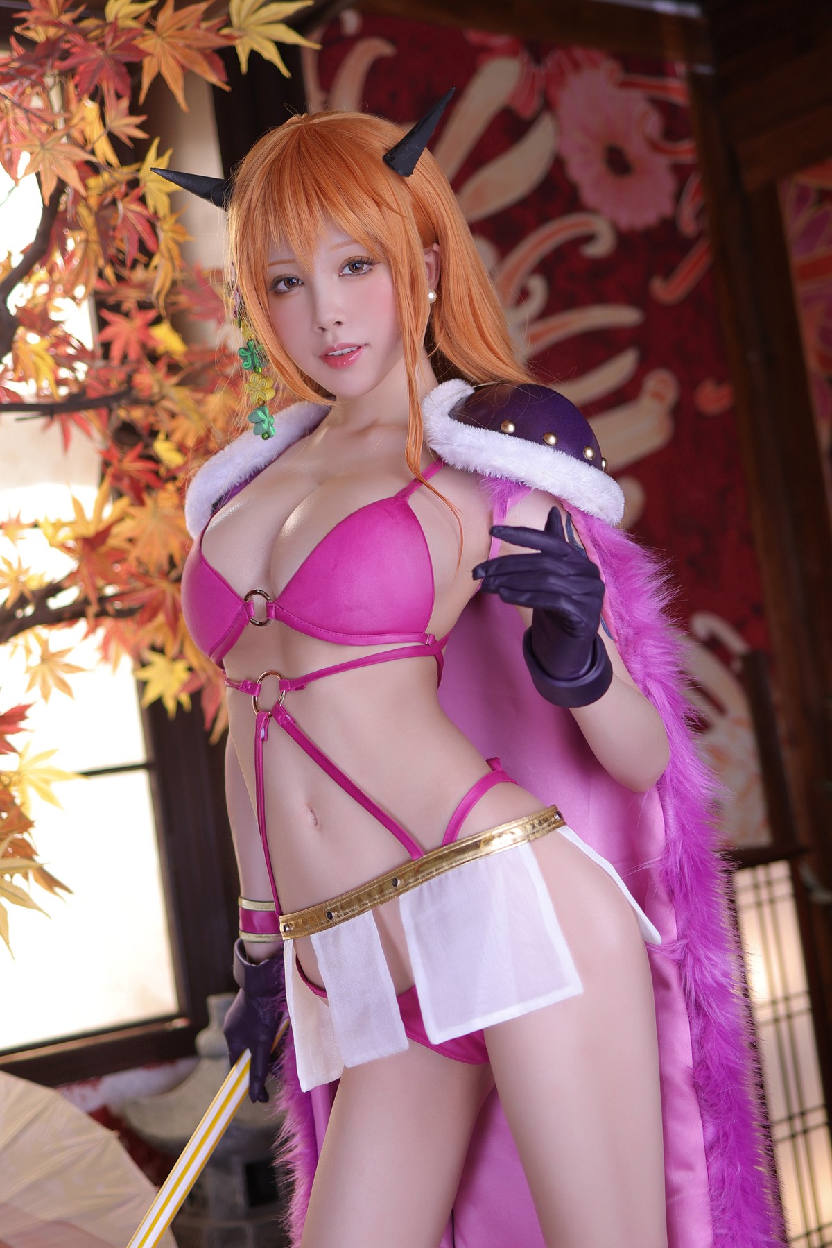 水淼aqua Cosplay 海贼王 娜美
