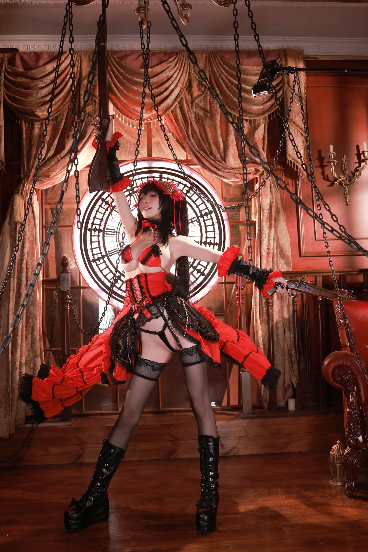 水淼aqua Cosplay 时崎狂三