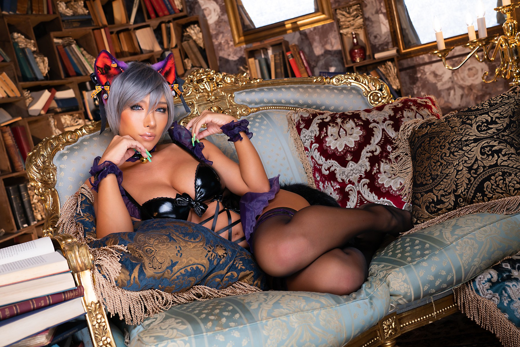 Cosplay Nonsummerjack ハロウィンキャットだにゃにゃにゃん