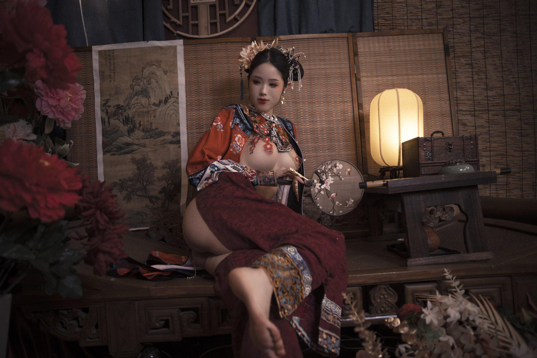 Cosplay 钛合金大粑粑 满清服饰
