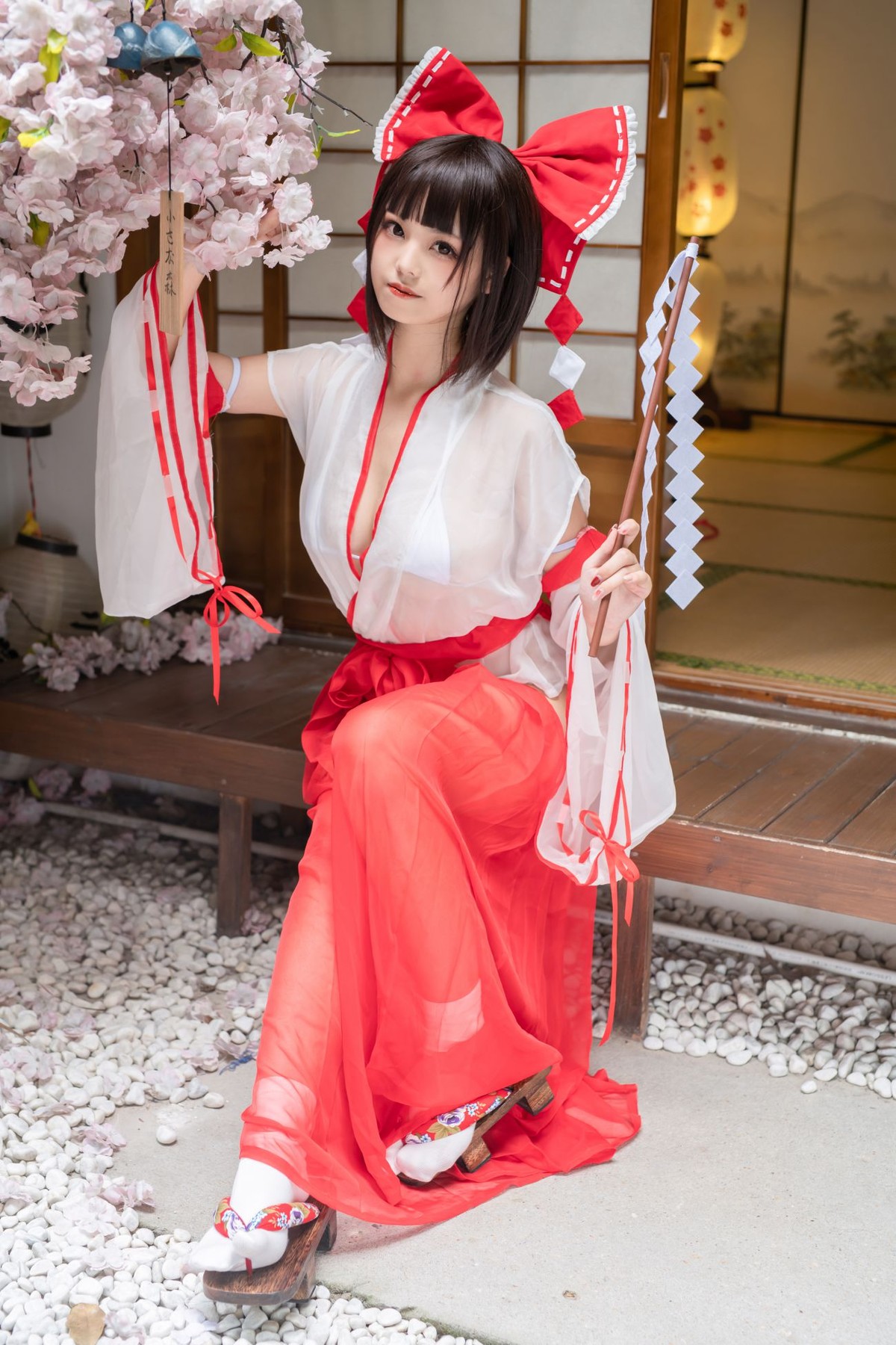 蜜汁貓裘 Cosplay 巫女 Miko Sister