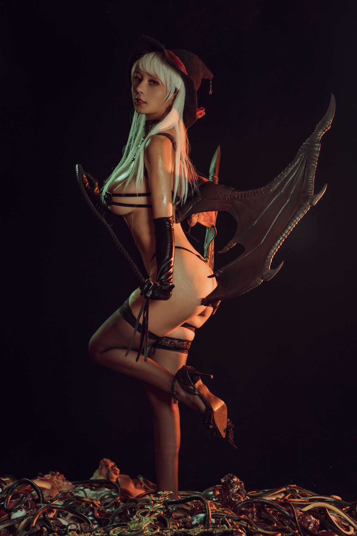云溪溪 Cosplay 奶桃 恶魔姐姐
