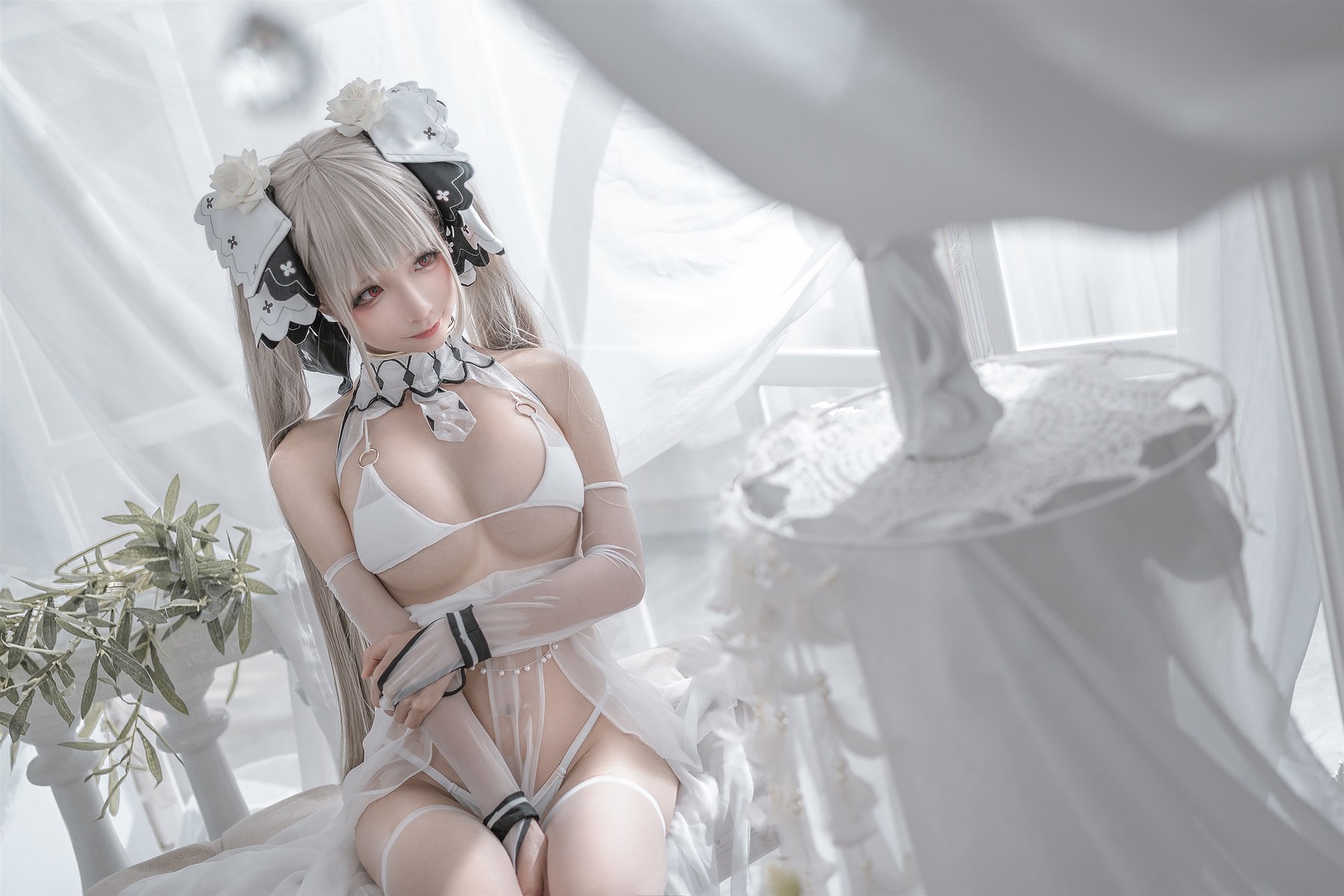 蠢沫沫 Cosplay 可畏婚纱