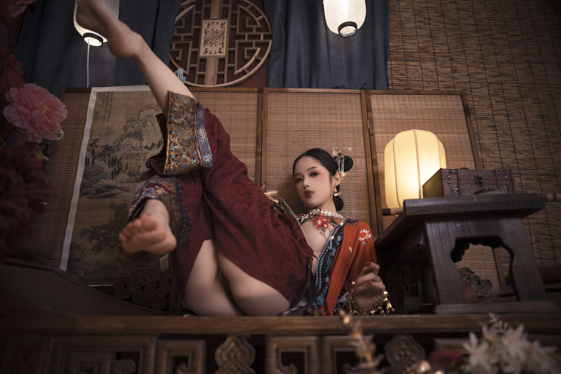 Cosplay 钛合金大粑粑 满清服饰