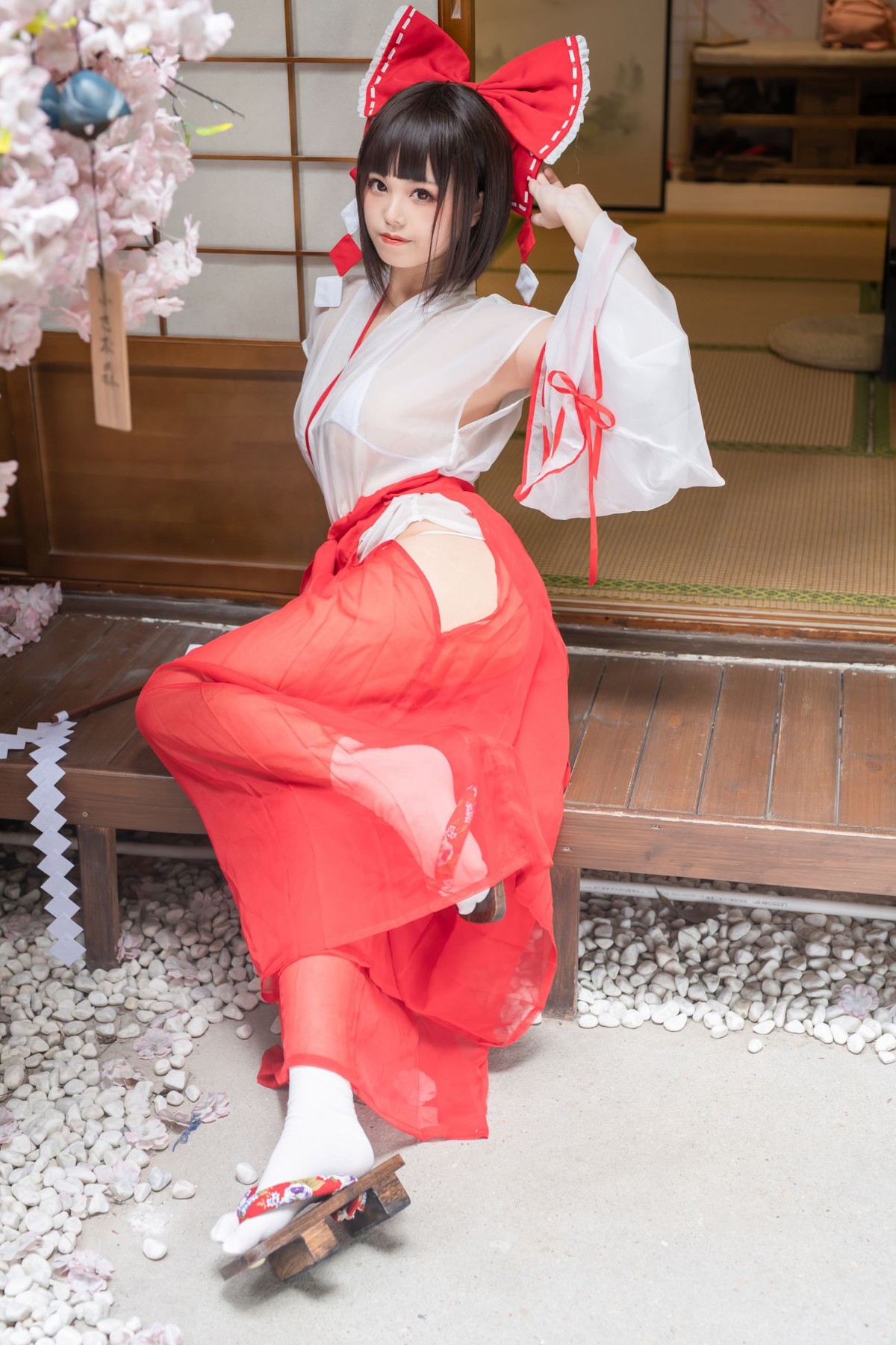 蜜汁貓裘 Cosplay 巫女 Miko Sister