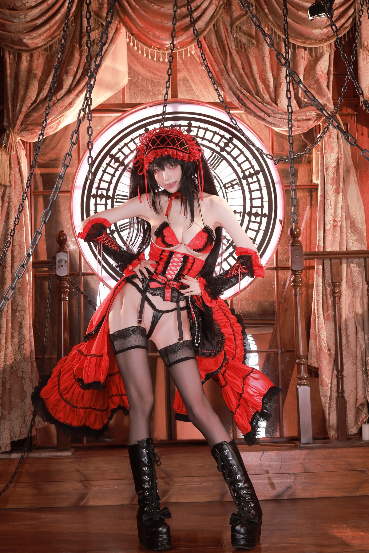 水淼aqua Cosplay 时崎狂三