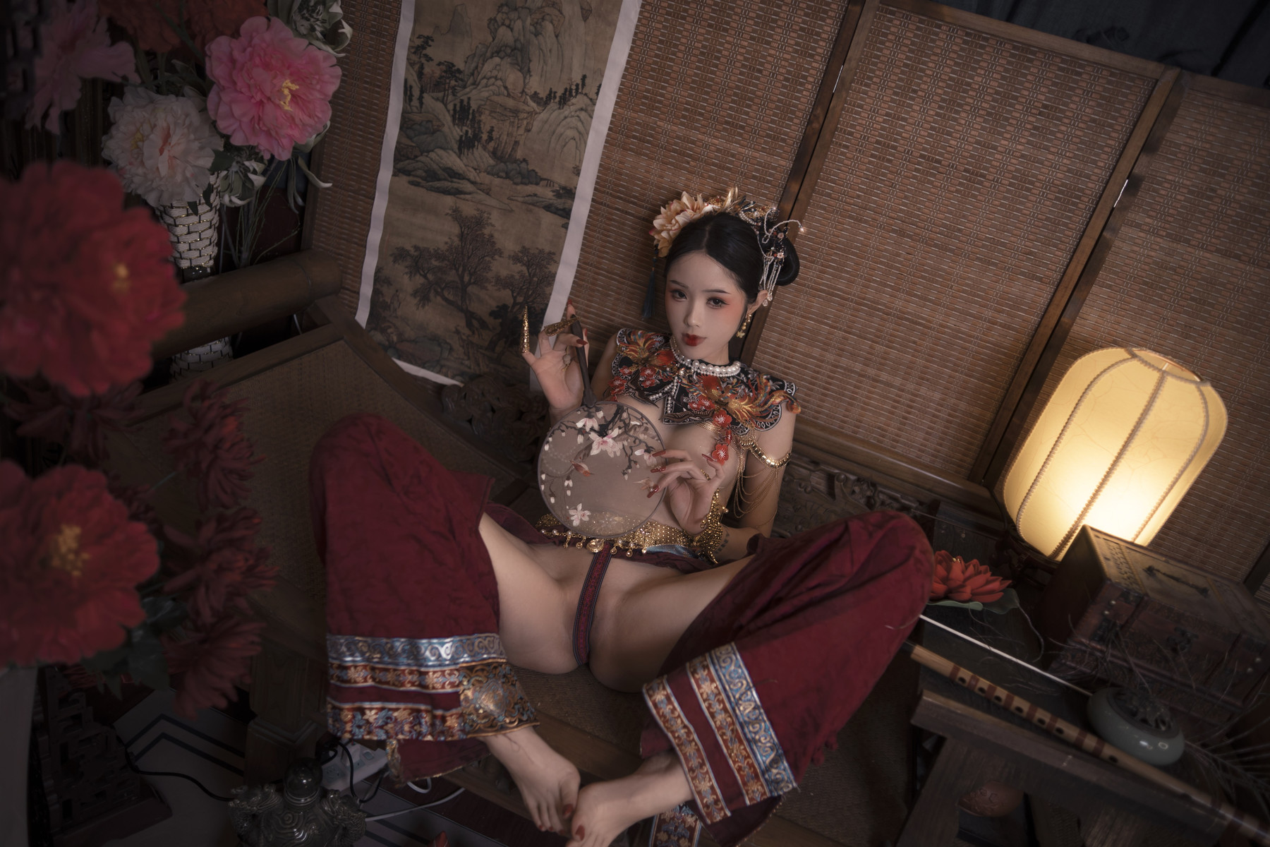 Cosplay 钛合金大粑粑 满清服饰