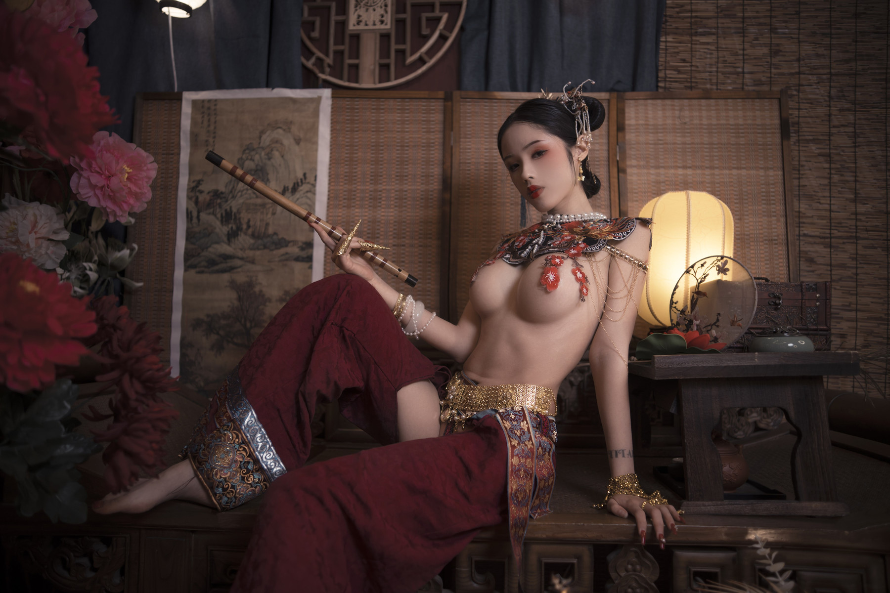 Cosplay 钛合金大粑粑 满清服饰