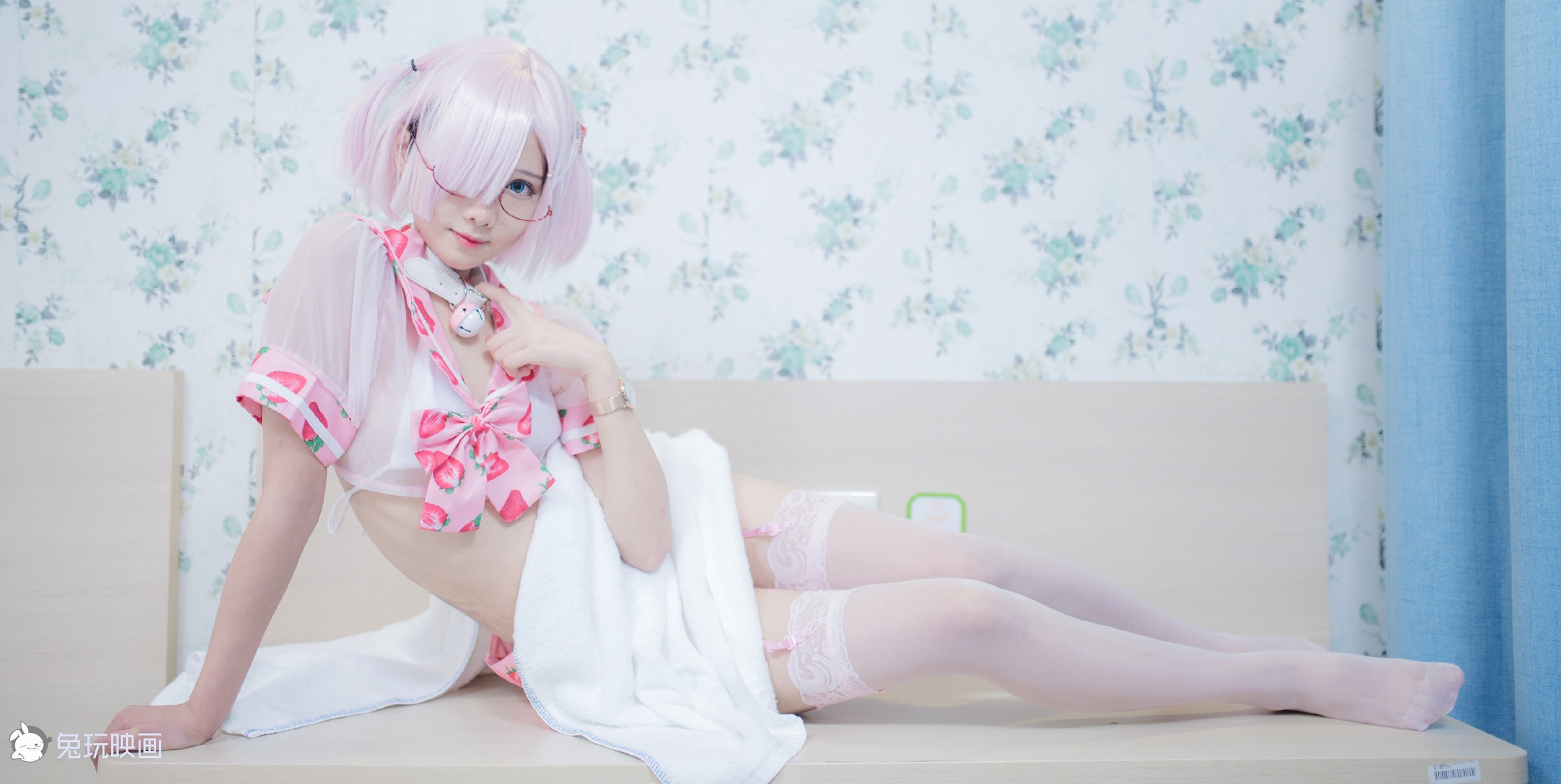 Cosplay 兔玩映画 草莓裙