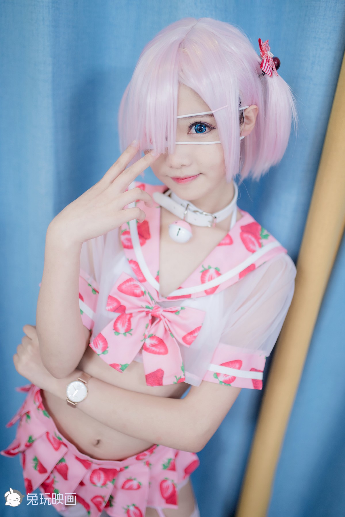 Cosplay 兔玩映画 草莓裙