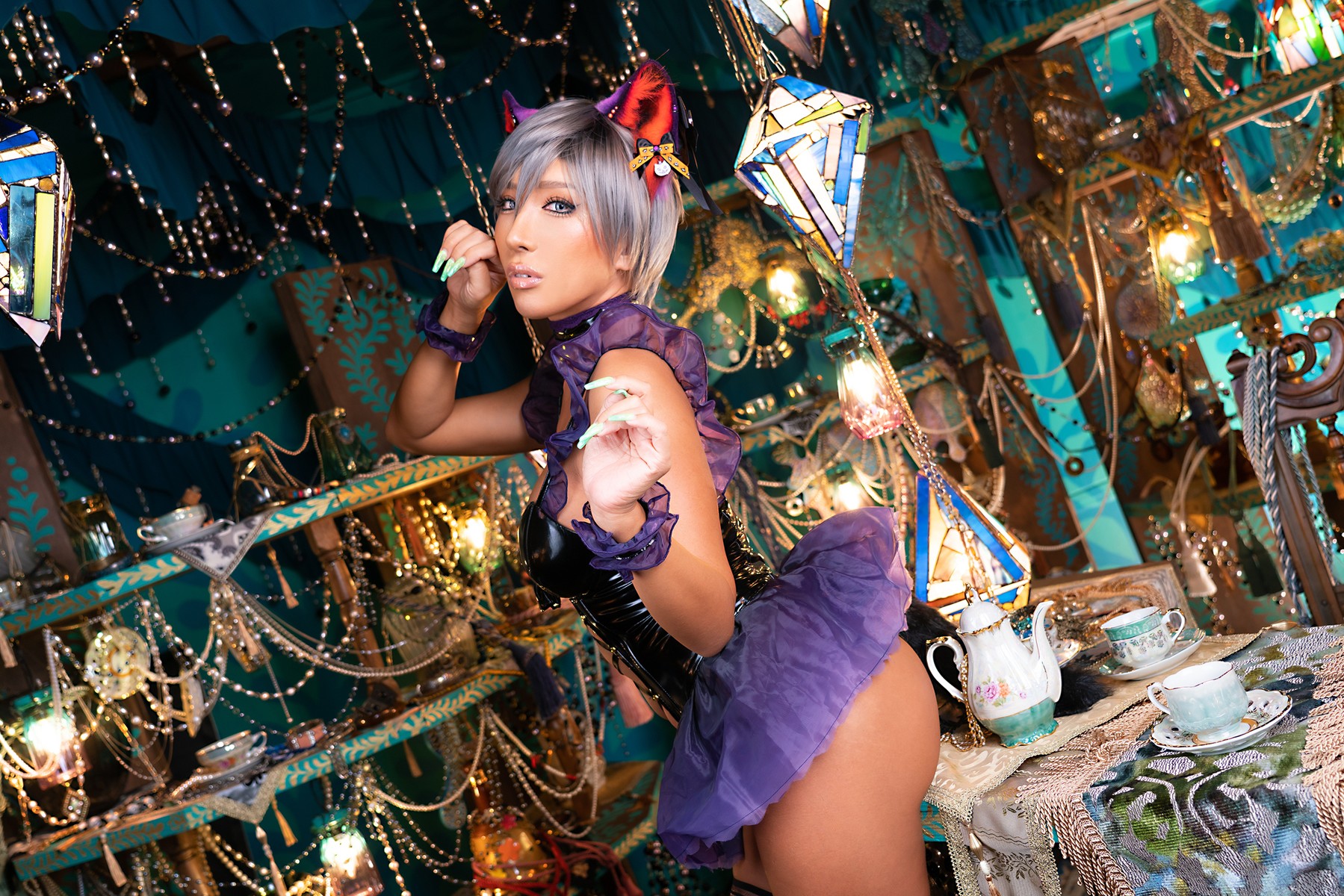 Cosplay Nonsummerjack ハロウィンキャットだにゃにゃにゃん