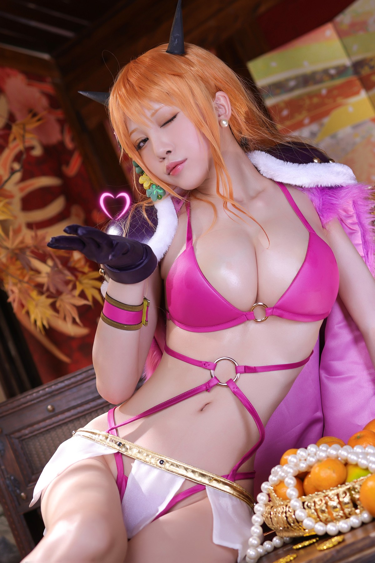 水淼aqua Cosplay 海贼王 娜美