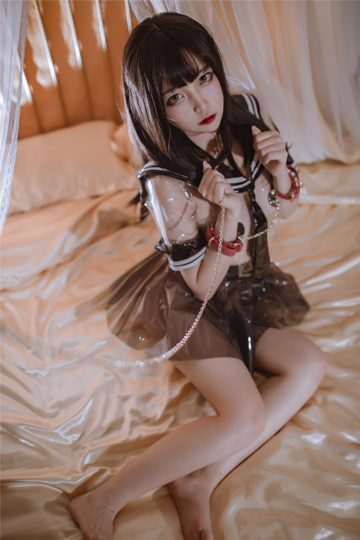 Cosplay 二佐Nisa 透明JK