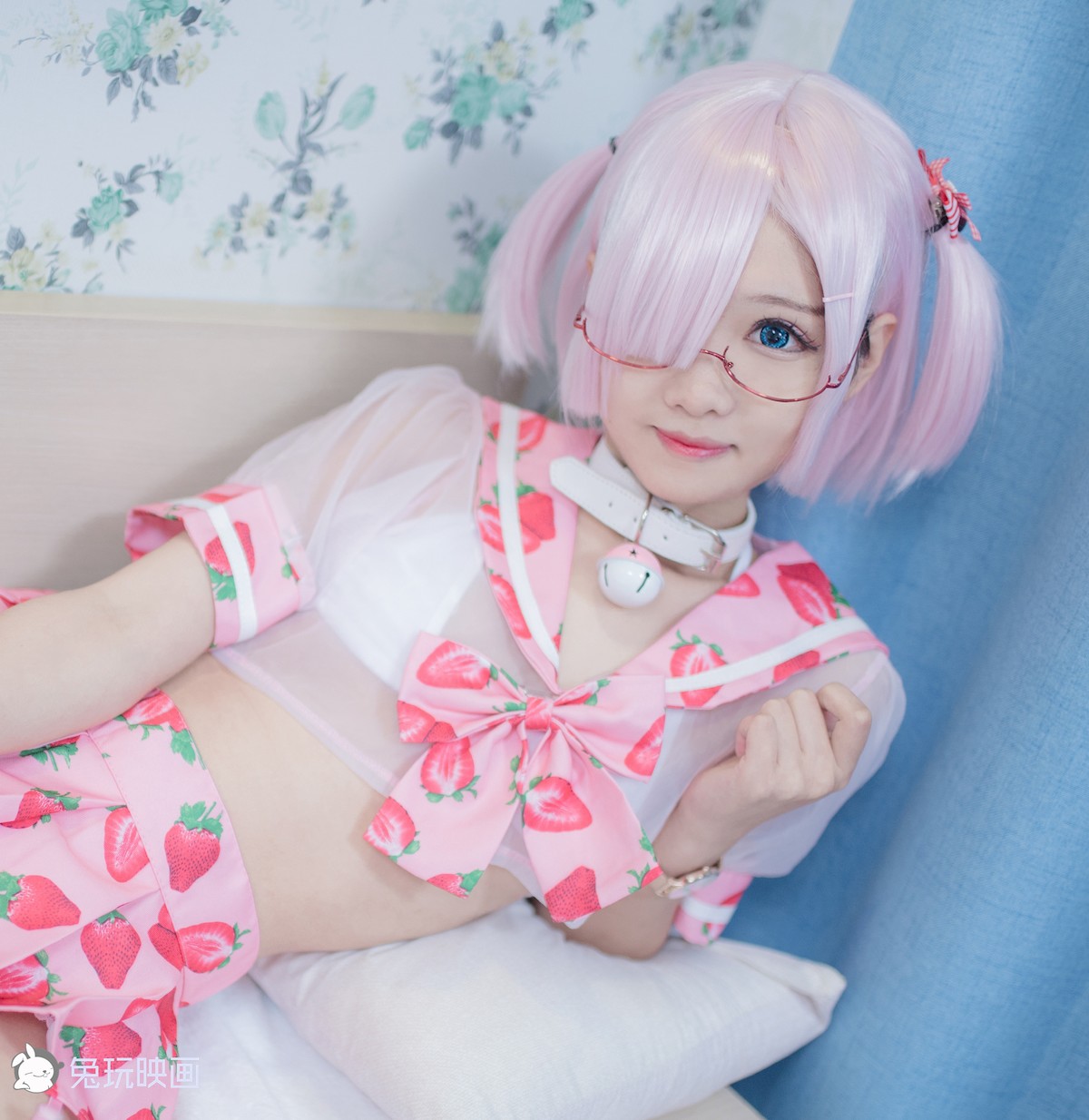Cosplay 兔玩映画 草莓裙