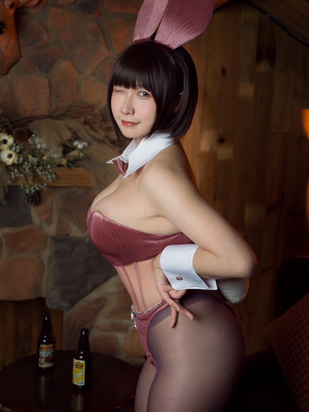 麻花麻花酱 Cosplay 兔女郎