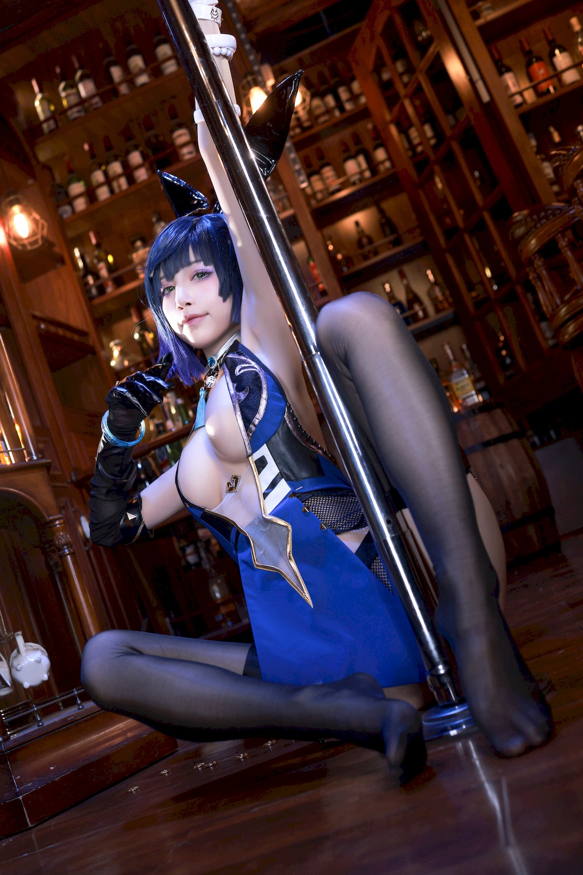 水淼aqua Cosplay 夜兰 Yelan Vol.02
