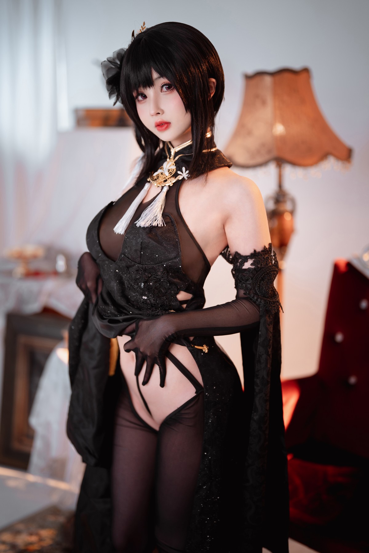 Rioko凉凉子 Cosplay 黑白镇海双人