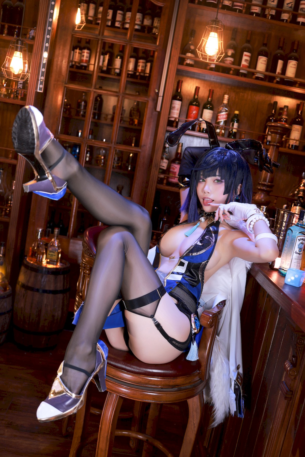 水淼aqua Cosplay 夜兰 Yelan Vol.02