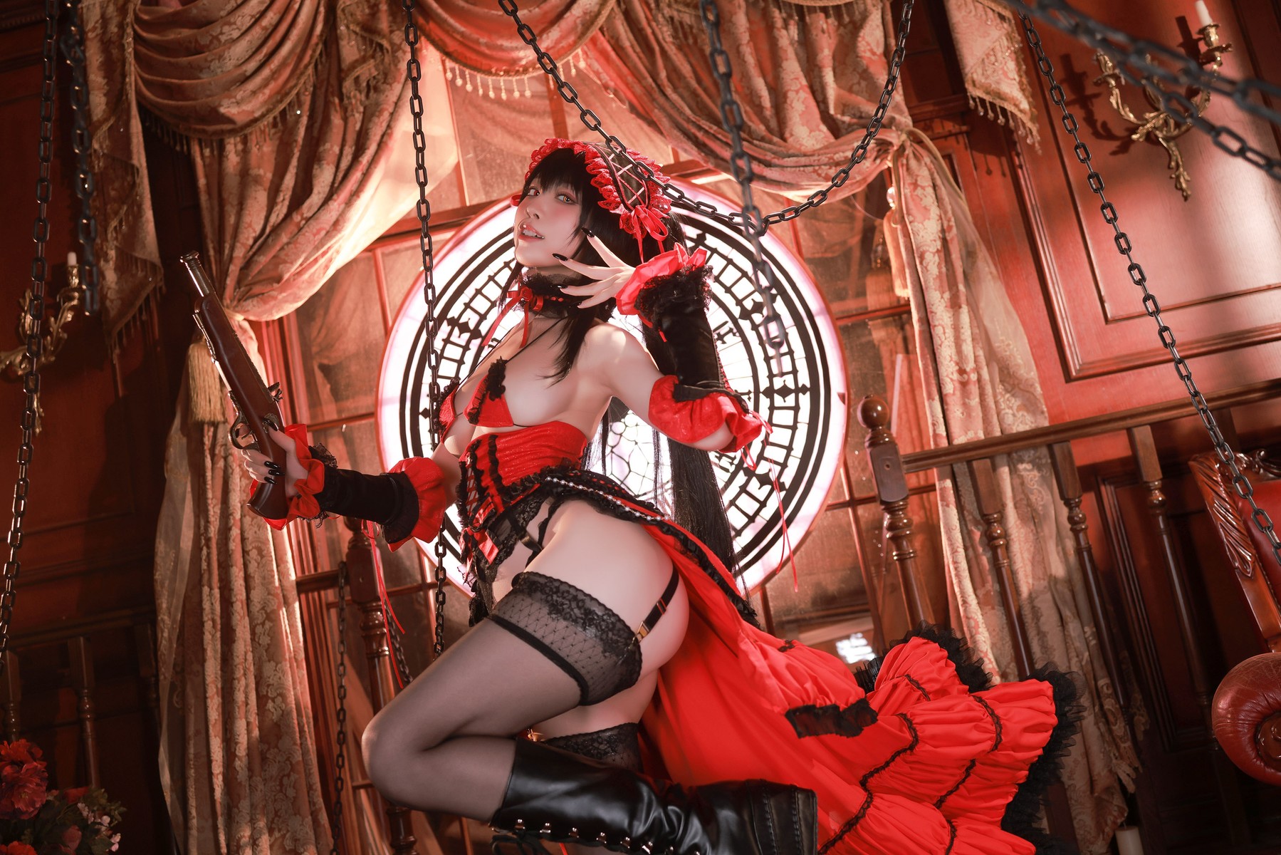 水淼aqua Cosplay 时崎狂三
