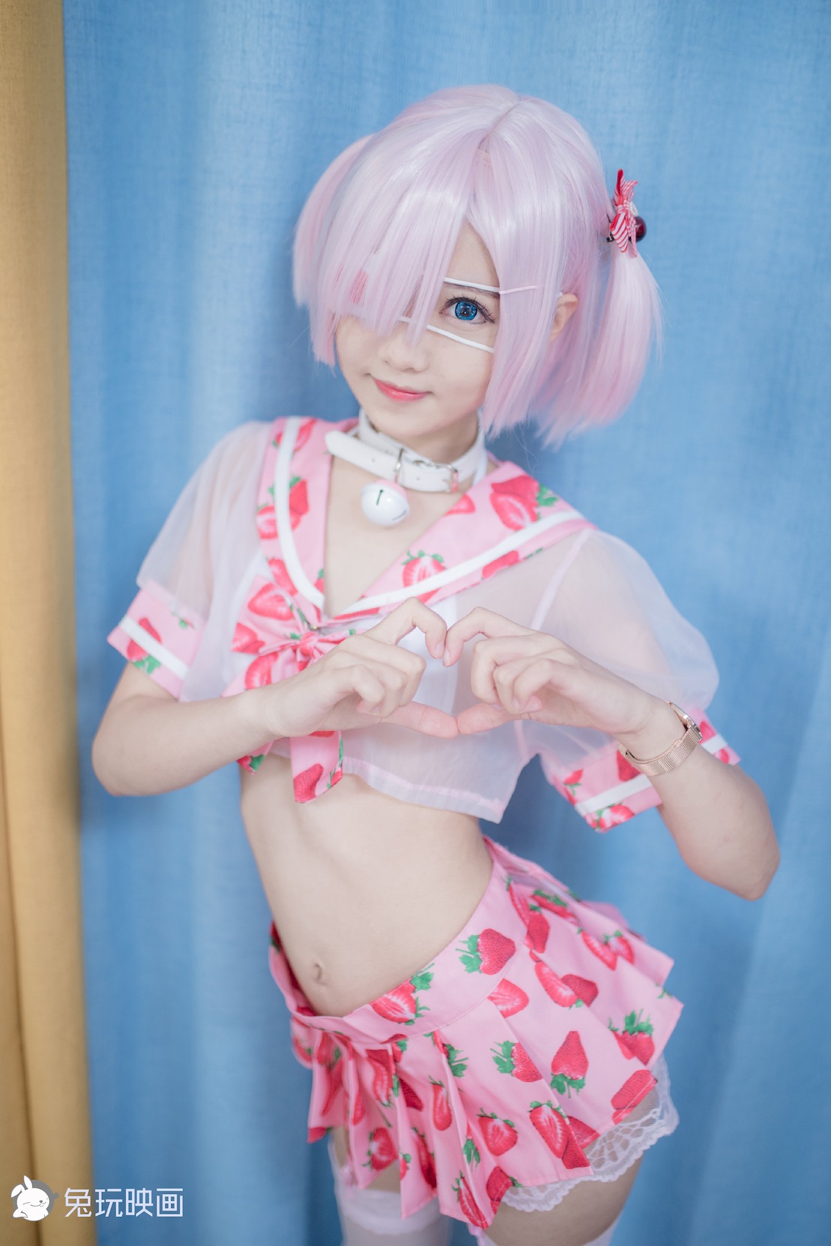 Cosplay 兔玩映画 草莓裙