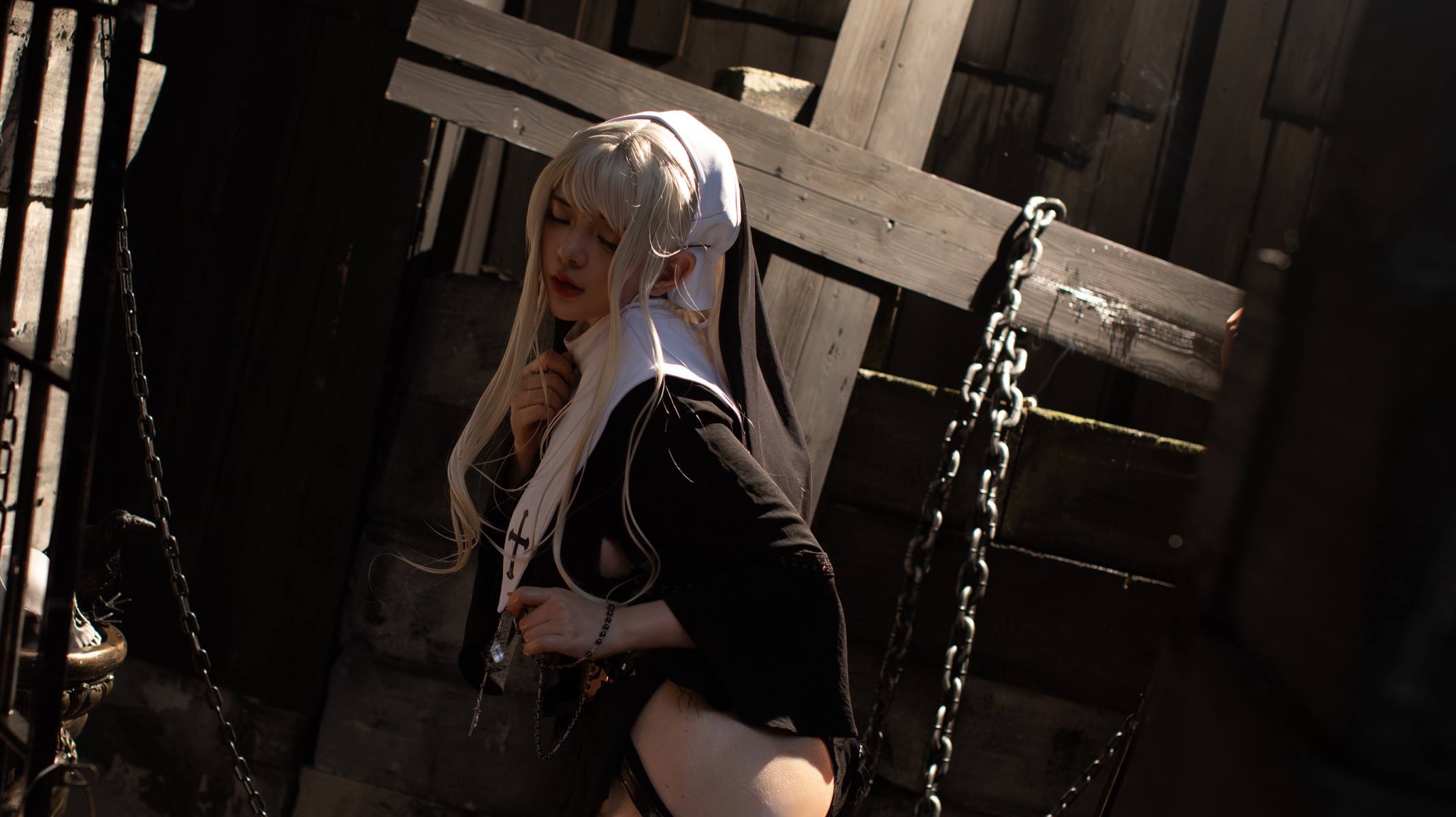 NinJA阿寨寨 Cosplay 赎罪修女
