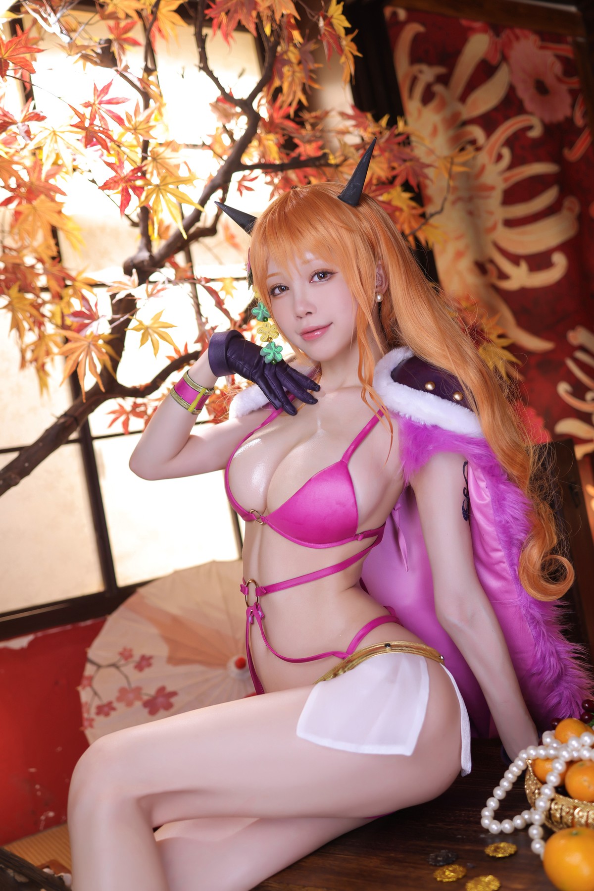 水淼aqua Cosplay 海贼王 娜美