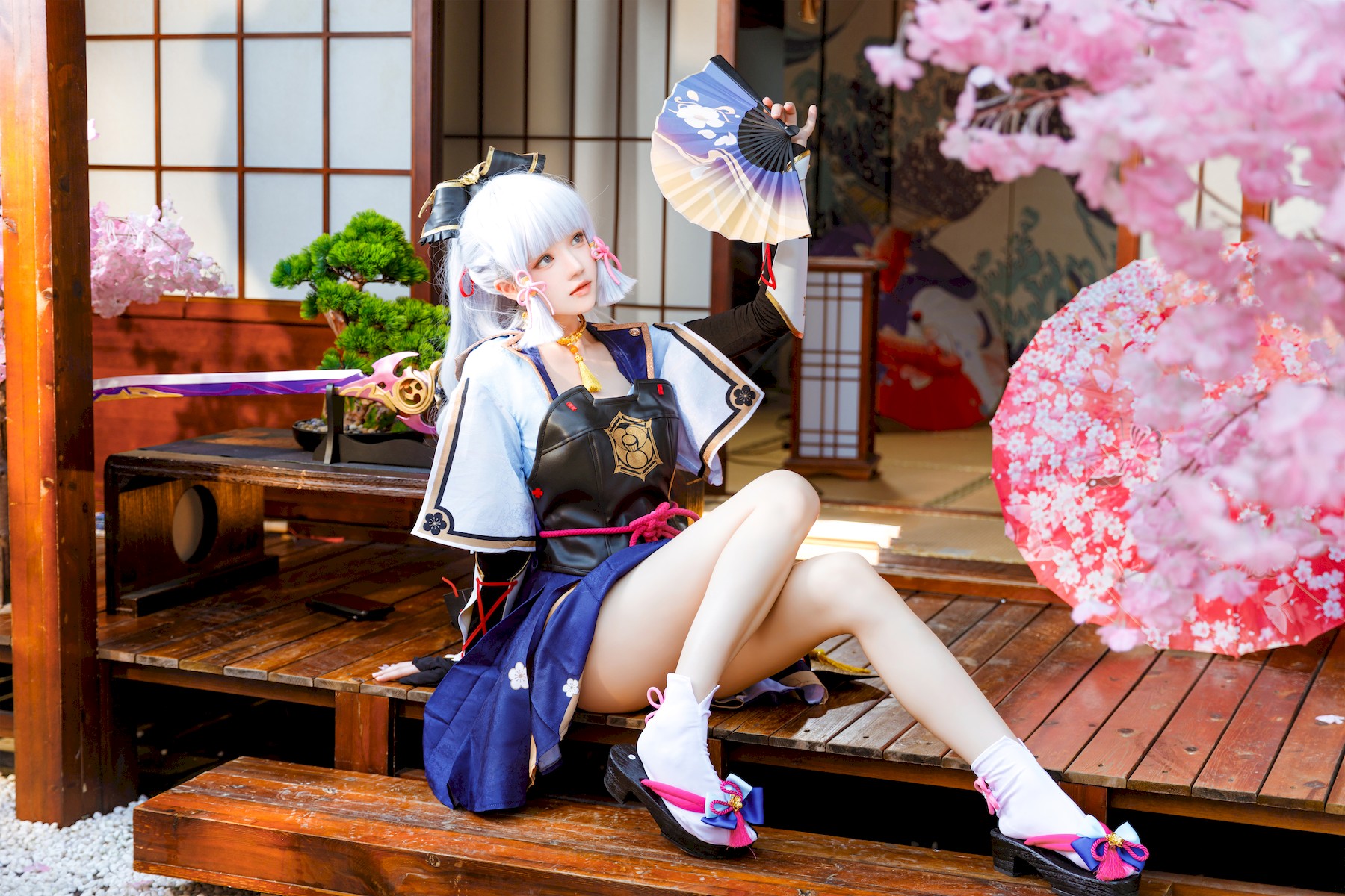 Cosplay 桜桃喵 神里绫华 Ayaka Kamisato