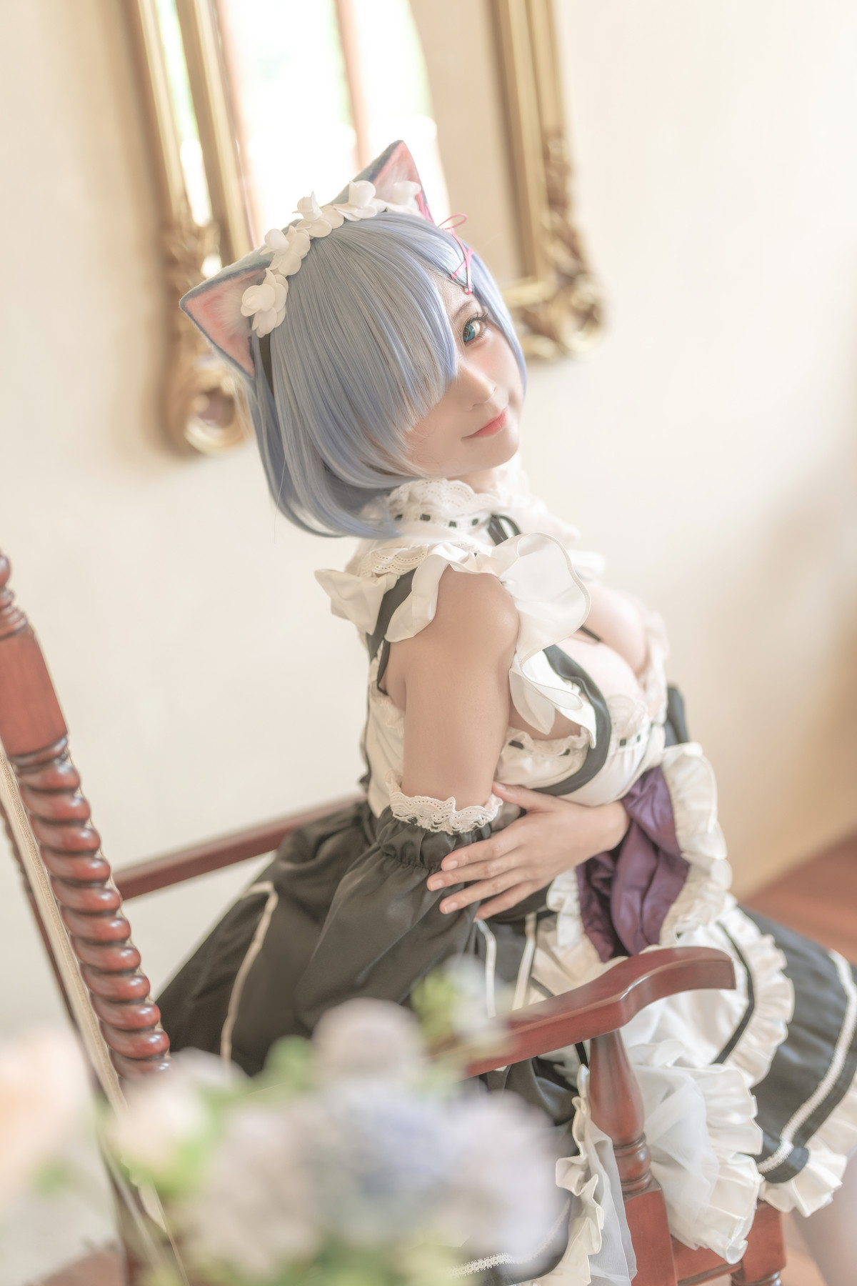蠢沫沫 Cosplay 雷姆
