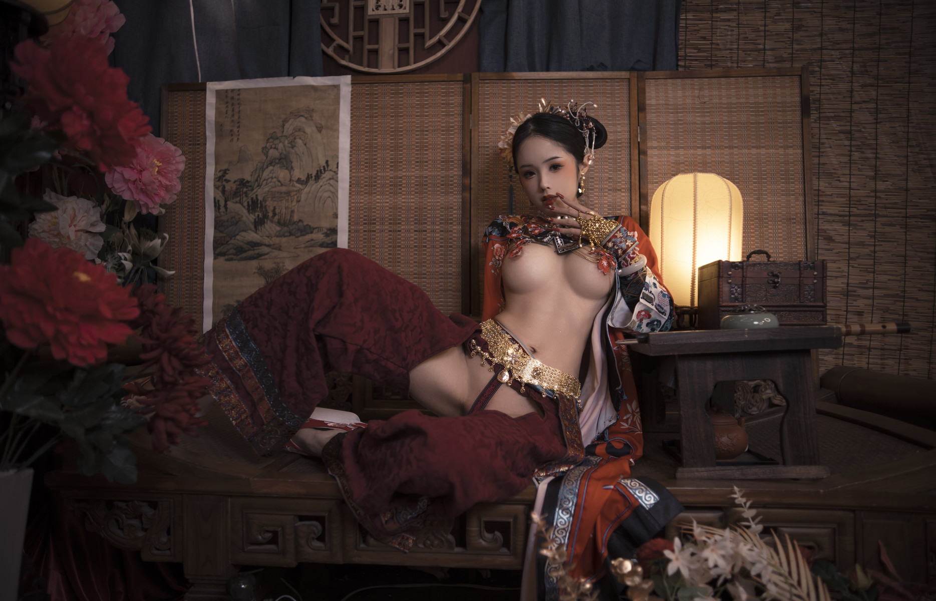 Cosplay 钛合金大粑粑 满清服饰