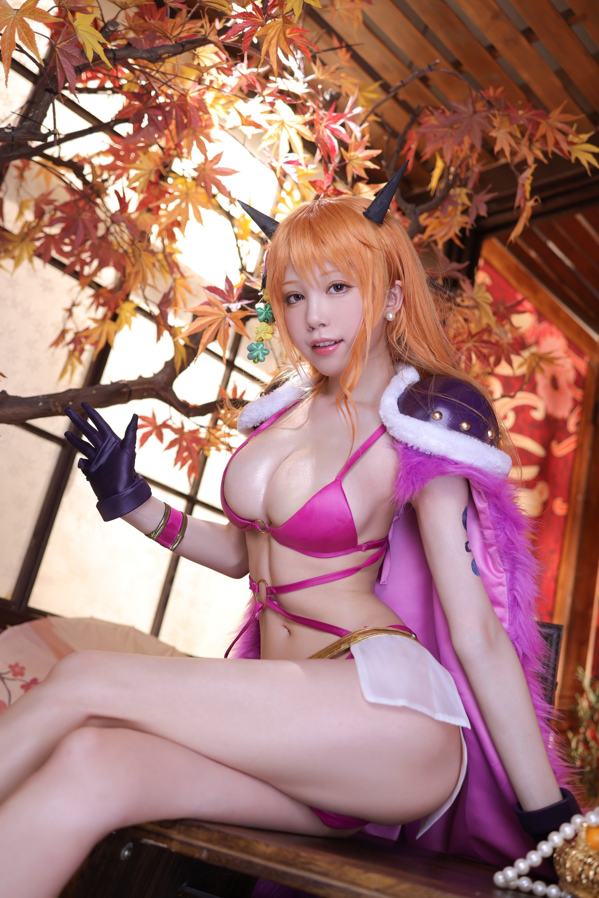 水淼aqua Cosplay 海贼王 娜美