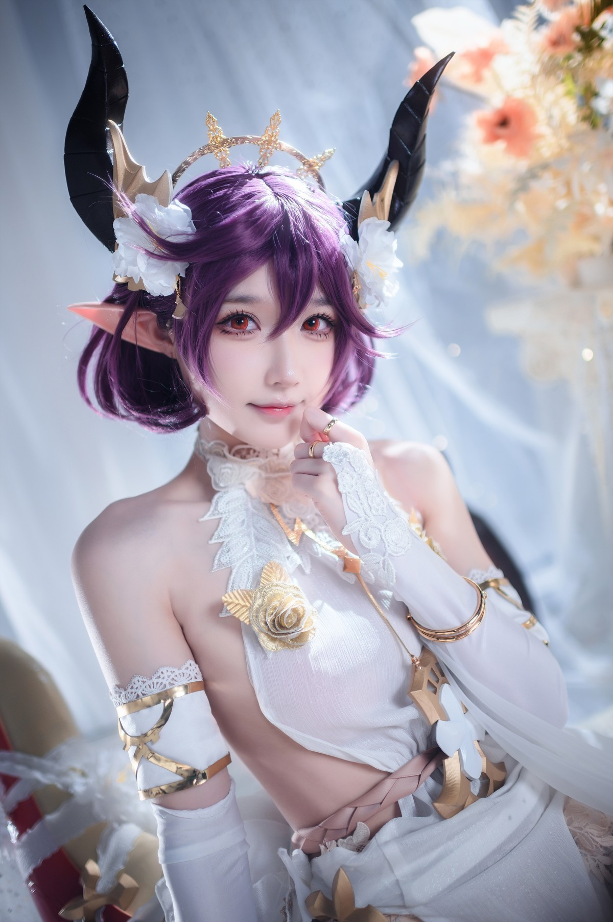 阿包也是兔娘 Cosplay 碧蓝幻想古蕾娅 龙娘